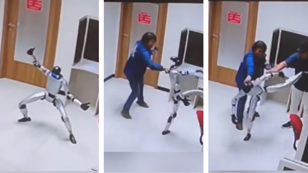 Viral Attack Video of Humanoid Robot Was a Planned Show, Not a Malfunction