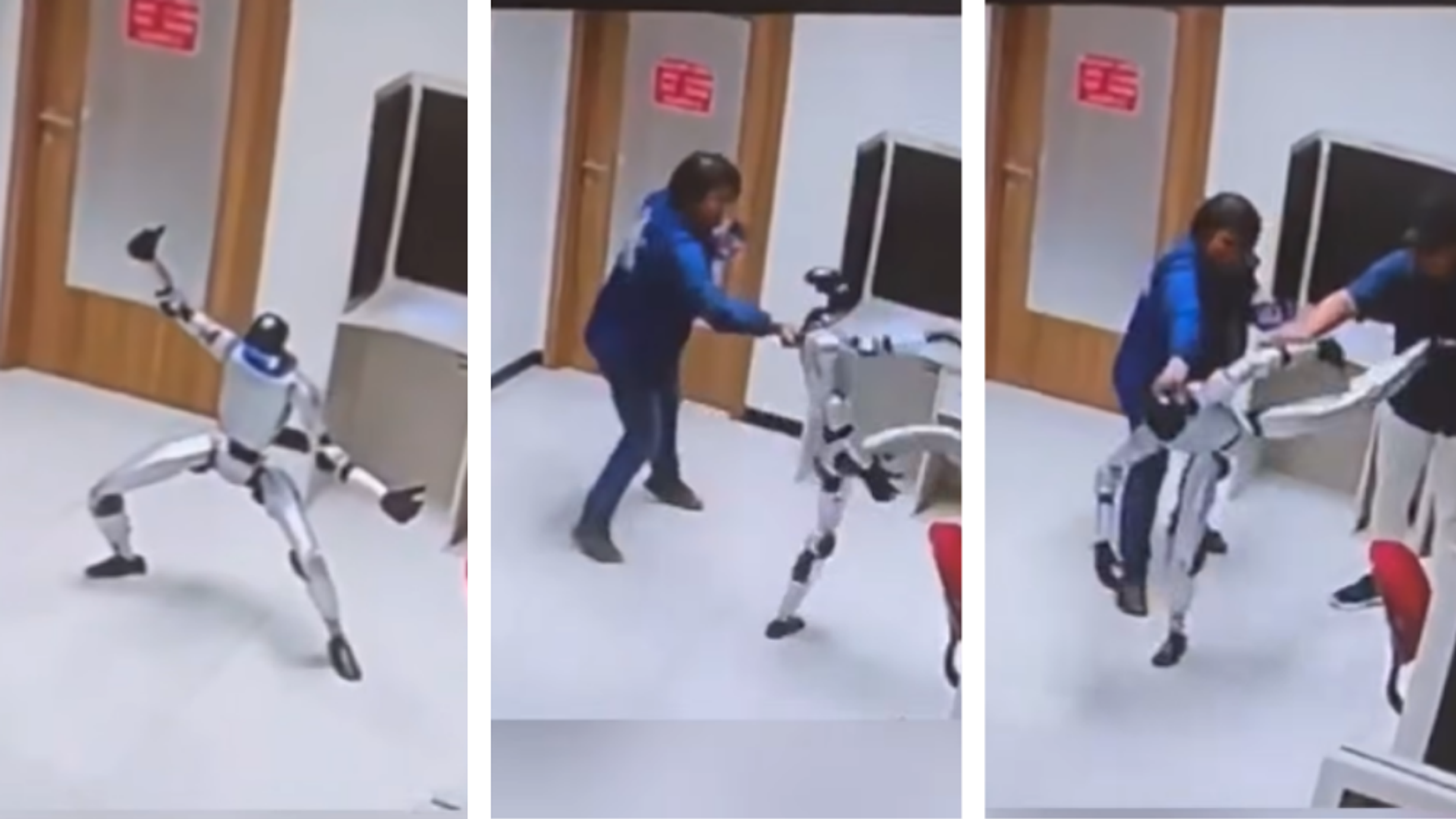 Viral Attack Video of Humanoid Robot Was a Planned Show, Not a Malfunction