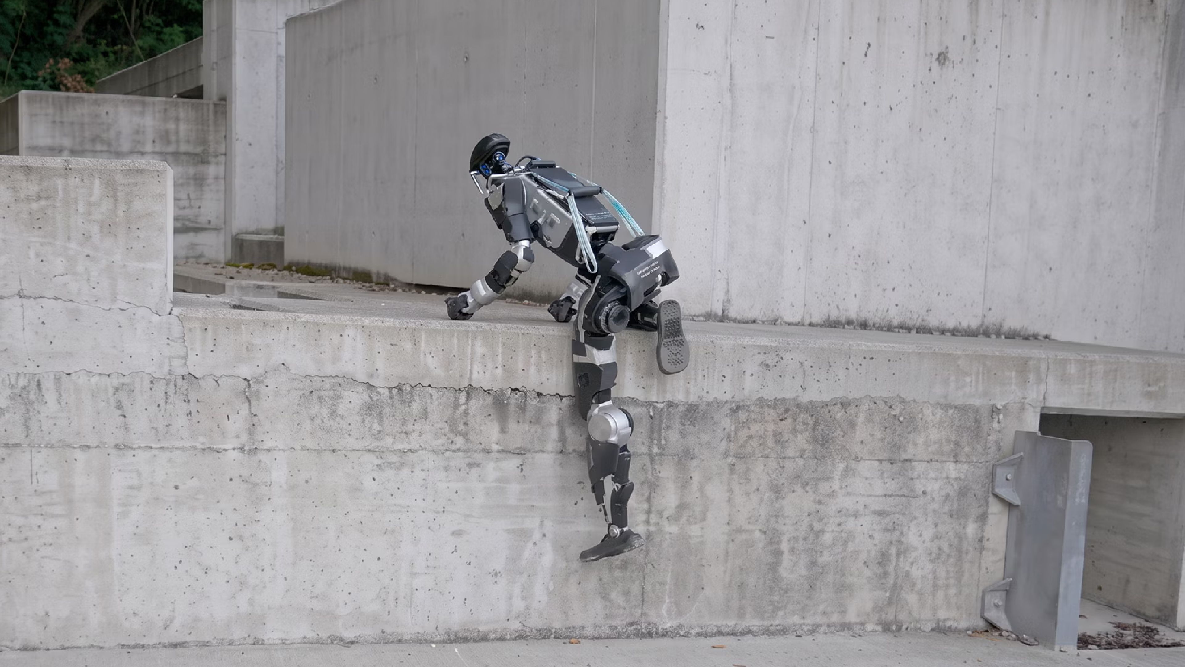 Scientists Teach Humanoid to Climb Ladders and Survive Falls