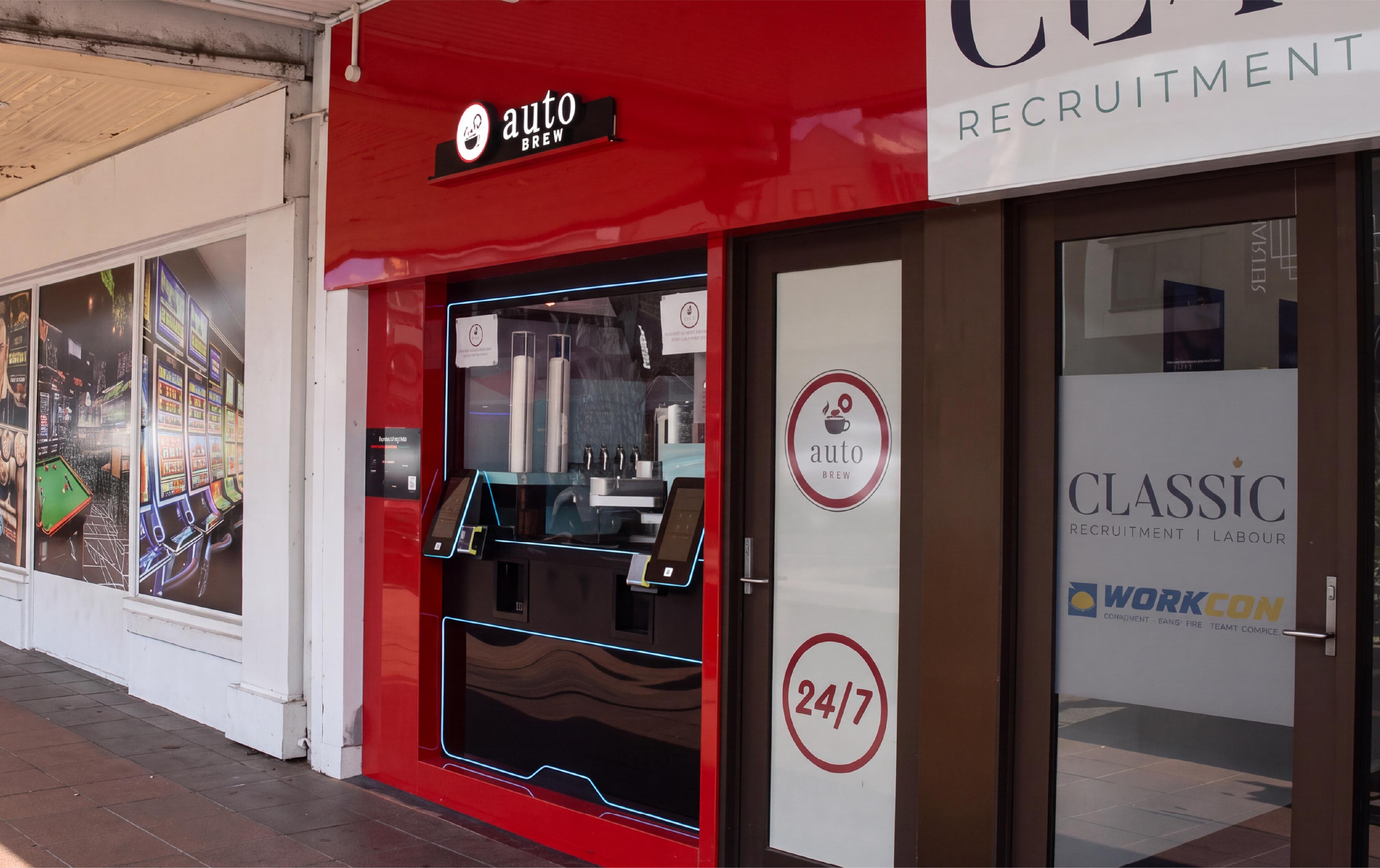 Robot Works Night Shift at Australian Coffee Shop