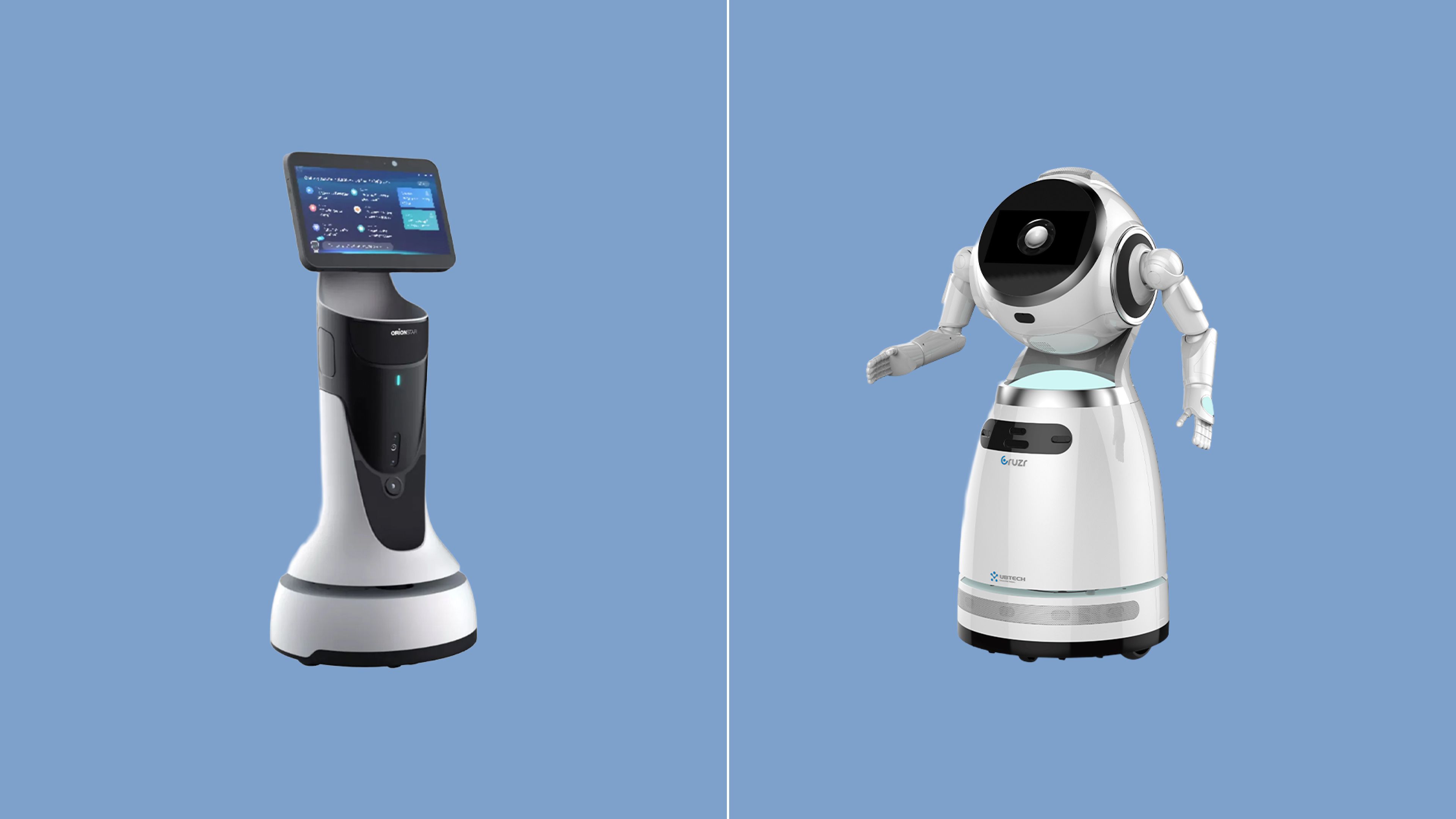 UBTECH Cruzr 1S vs. OrionStar GreetingBot Mini Robot