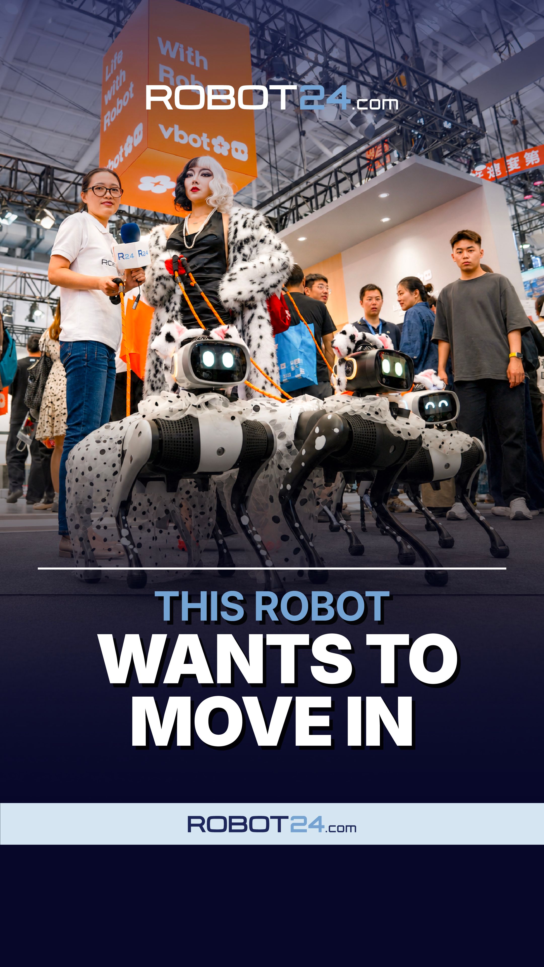 Vbot Showcases Robots for Living Spaces