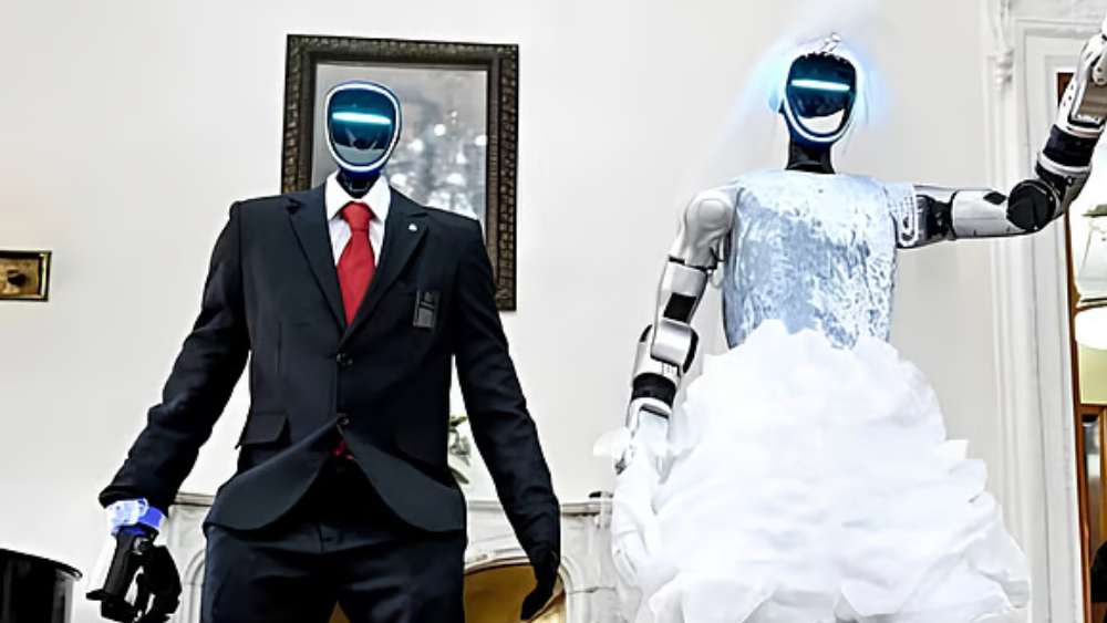 Russia Hosts First Symbolic Humanoid Robot Wedding in Moscow