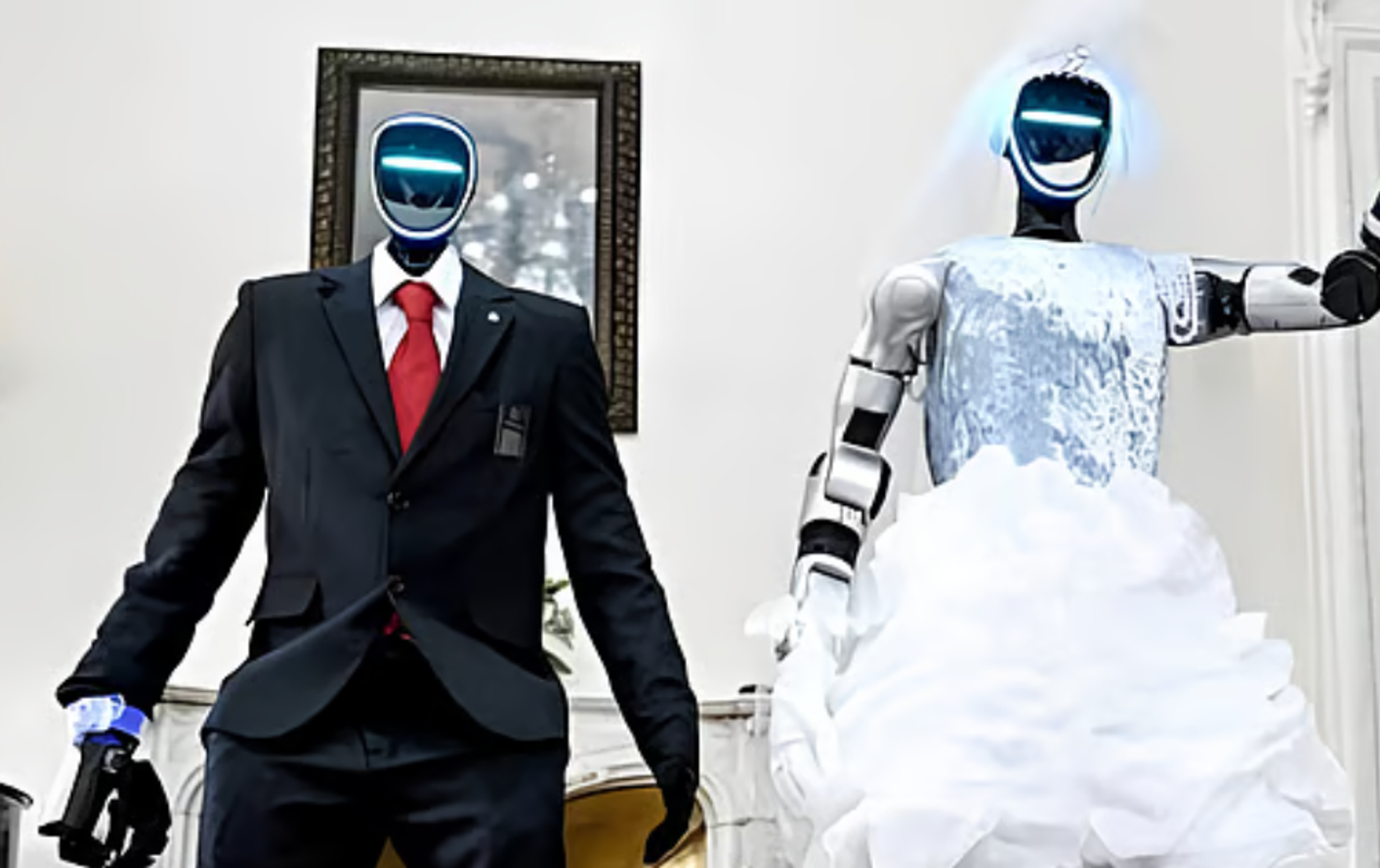 Russia Hosts First Symbolic Humanoid Robot Wedding in Moscow