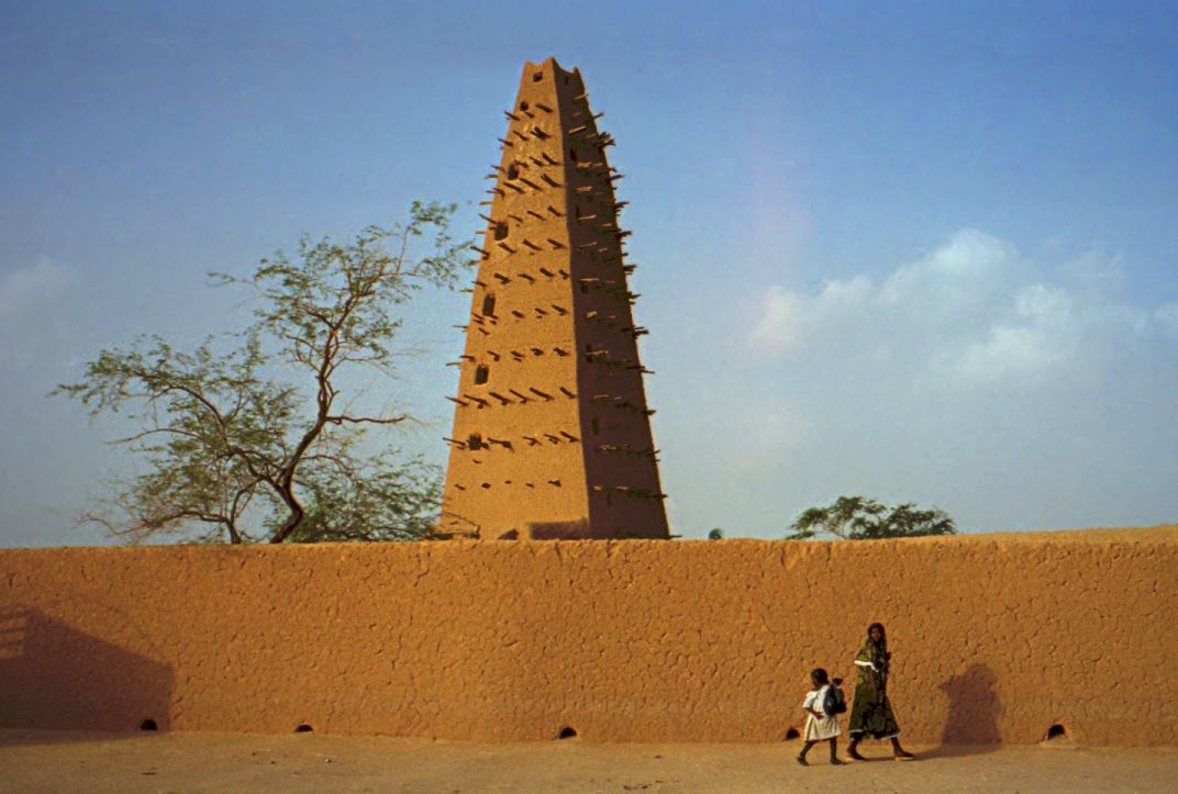 Mosque in Agadez, Niger. 