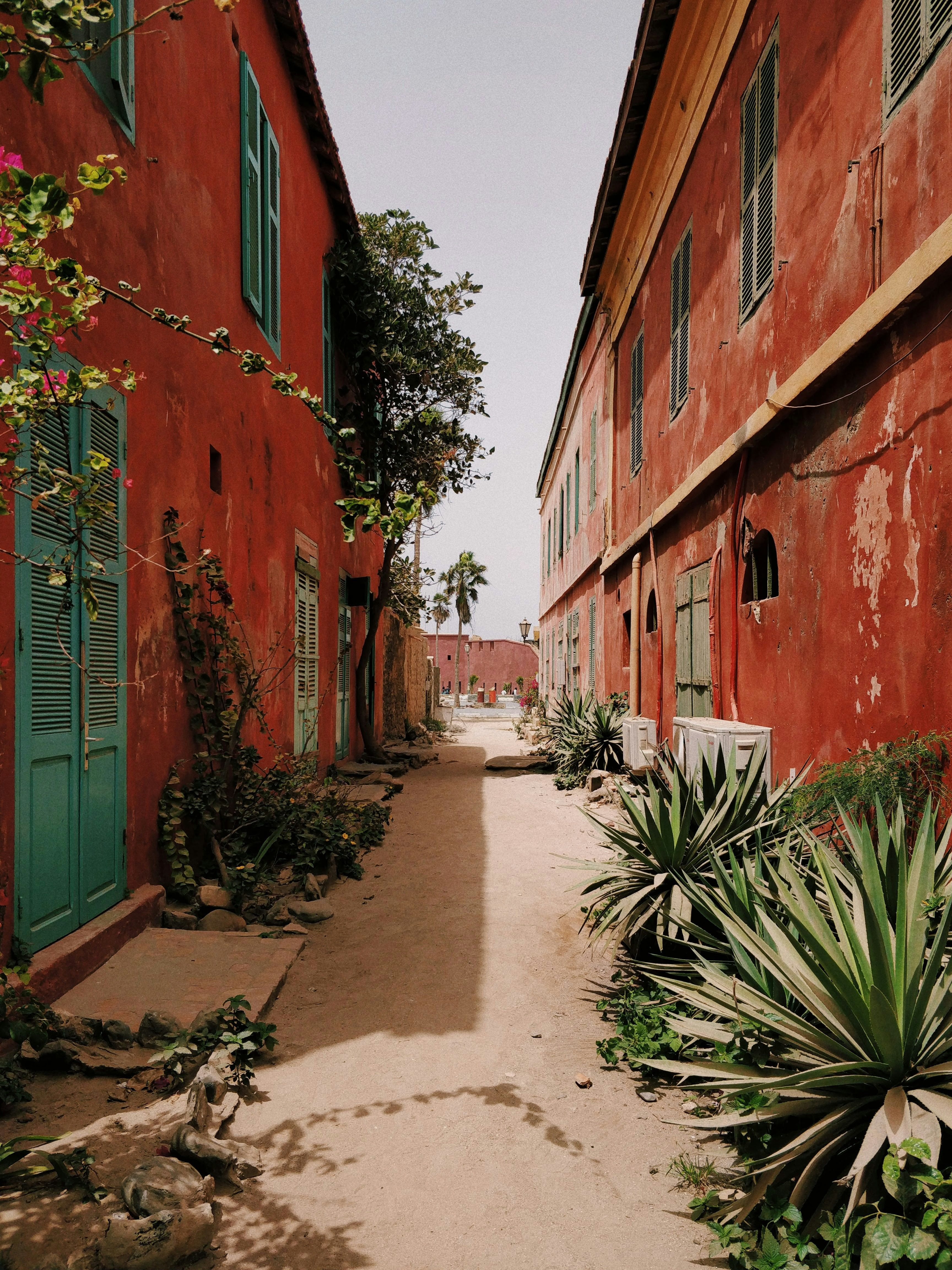 Alley in Île de Gorée, Dakar, Senegal