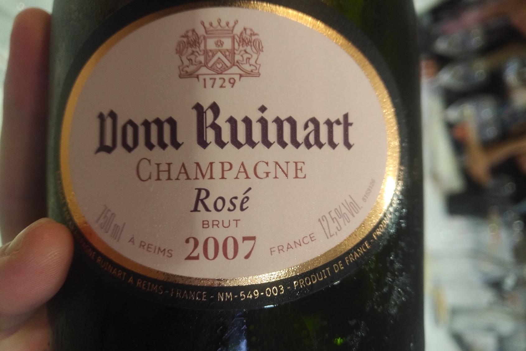 Dom Ruinart Rosé 2007 stops Anne Krebiehl MW in her tracks