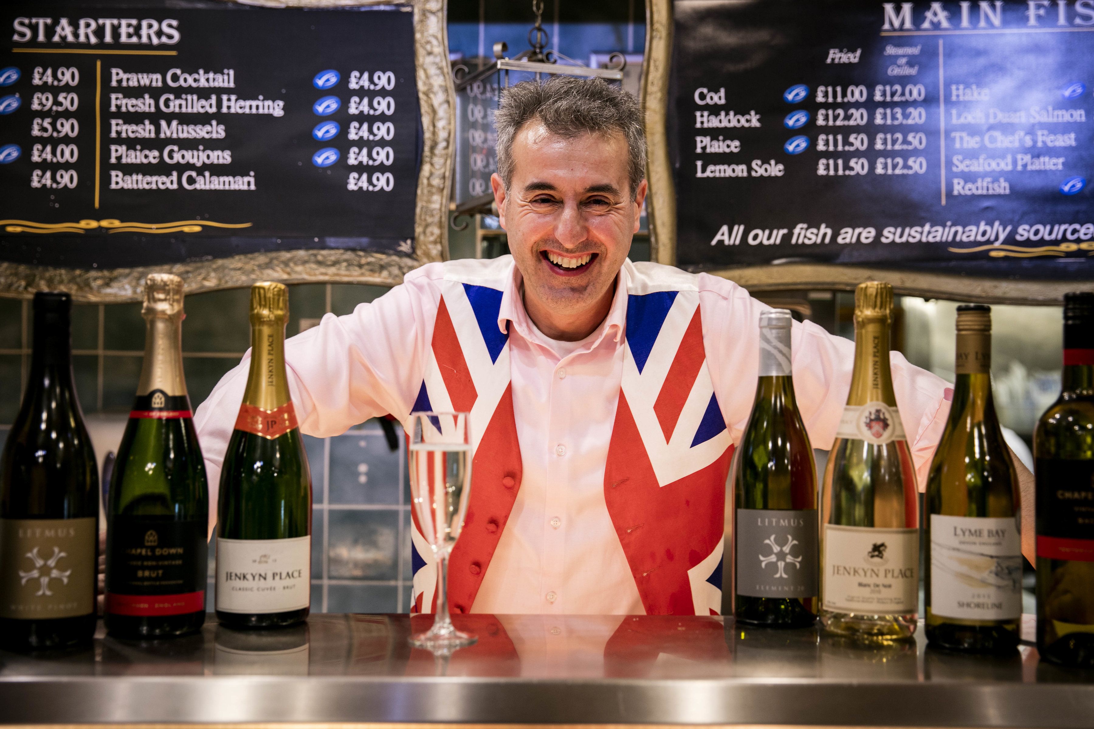 English sparkling finds its match with Olley’s Fish Experience