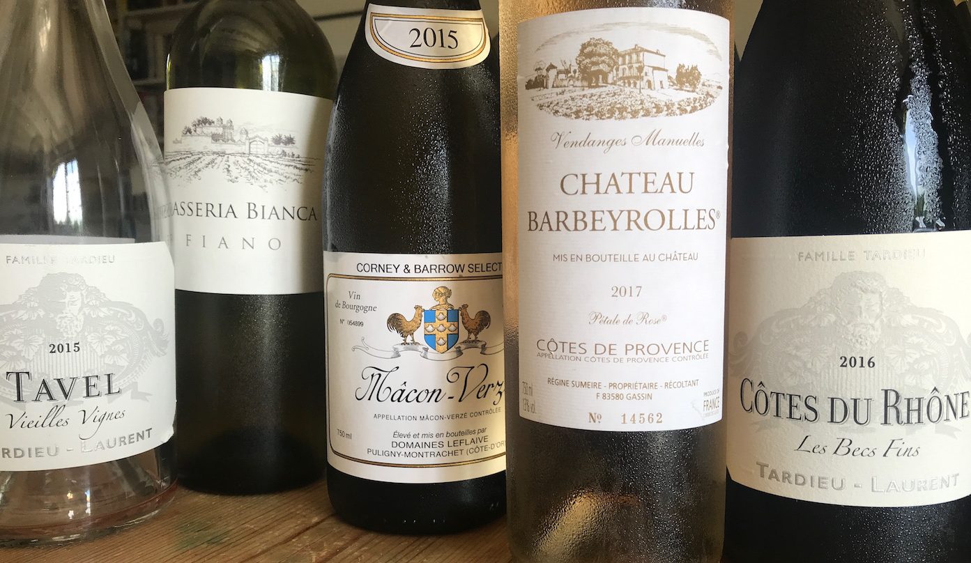 What are the top 12 summer wines from Corney & Barrow?