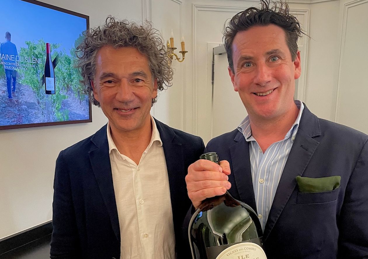 Henry Jeffreys celebrates 25 years of Paul Mas with Jean-Claude