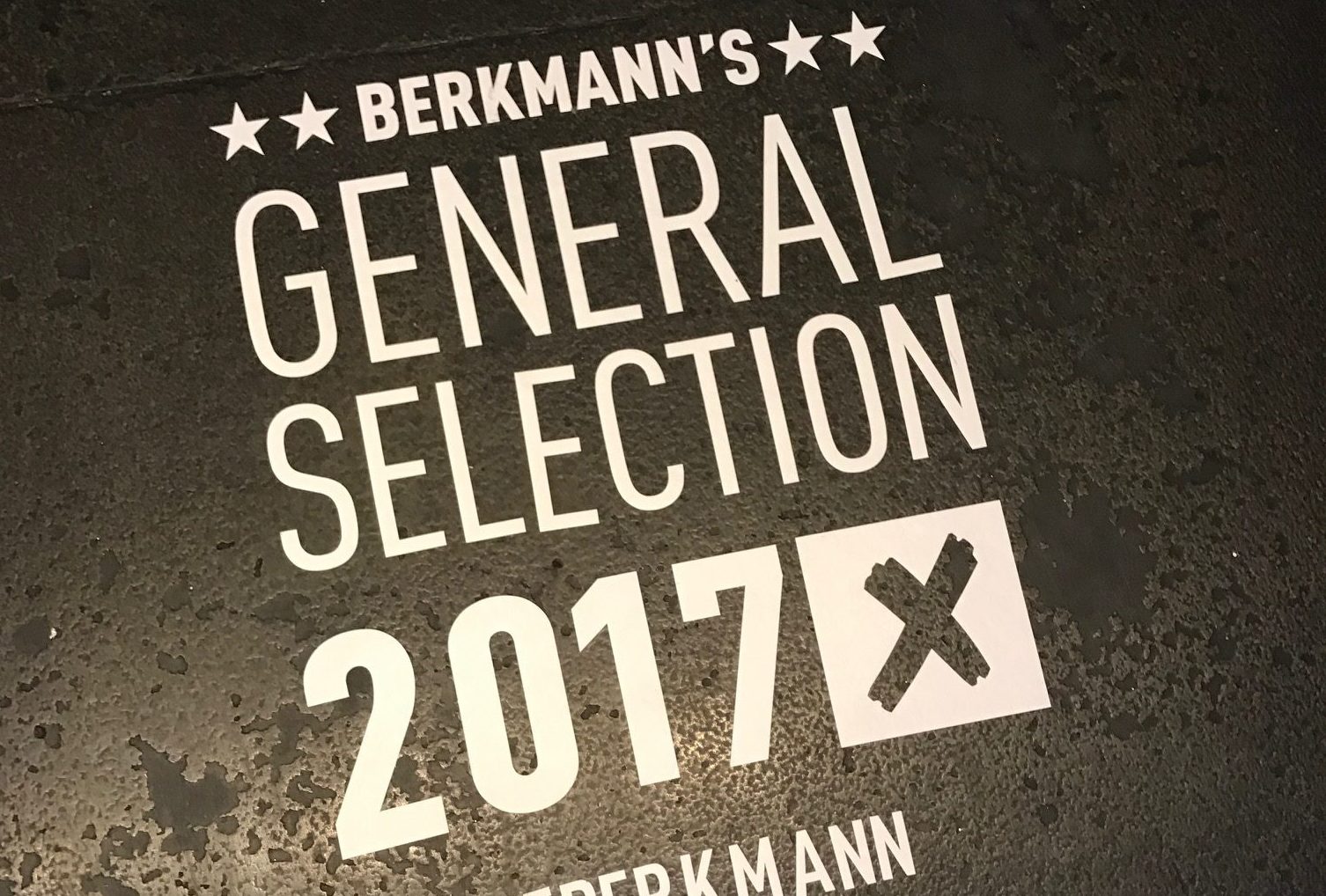 Roger Jones’ casts his vote at Berkmann’s ‘General Selection’