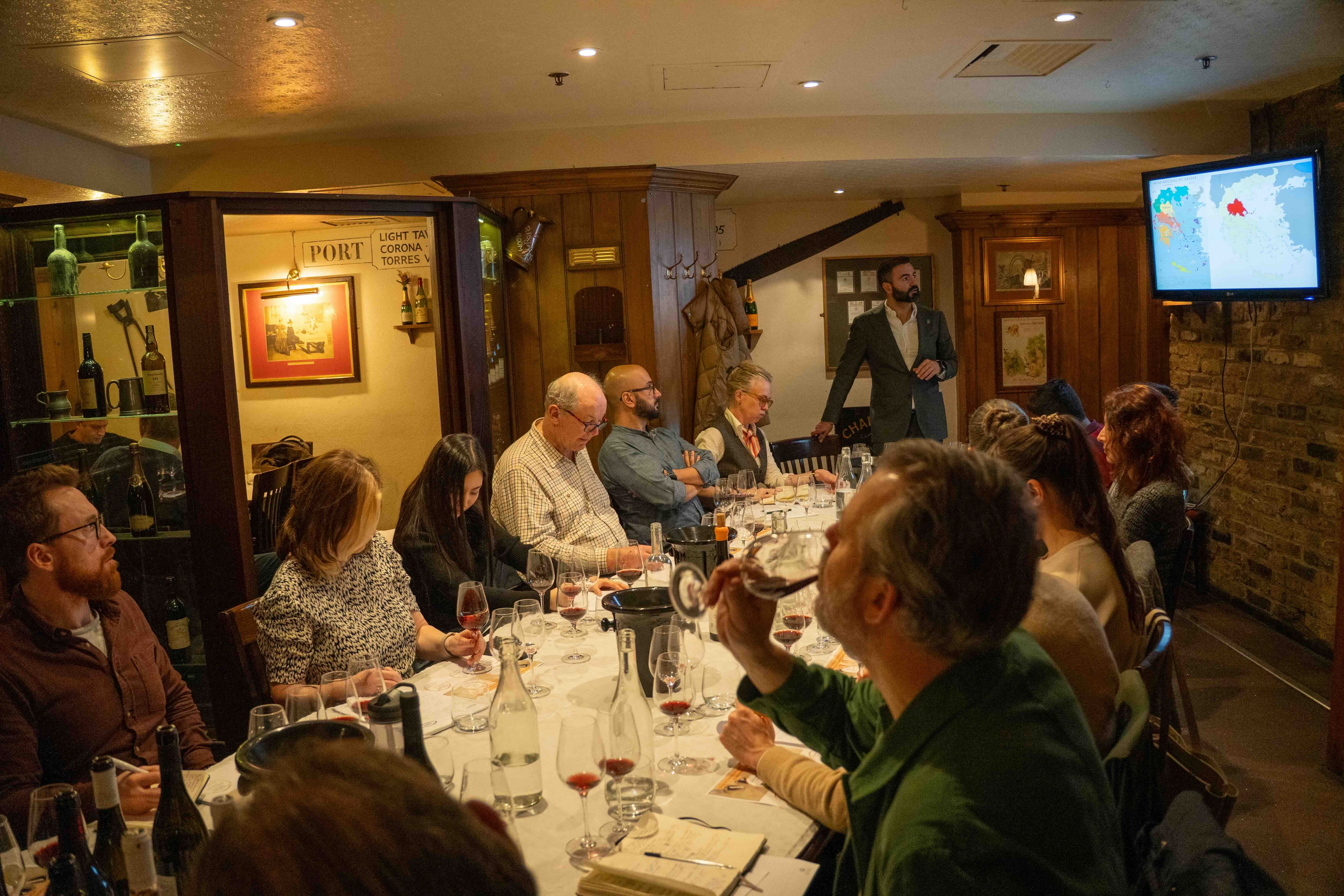 Klearhos Kanellakis showcases Greece's Thessaly wines to buyers 