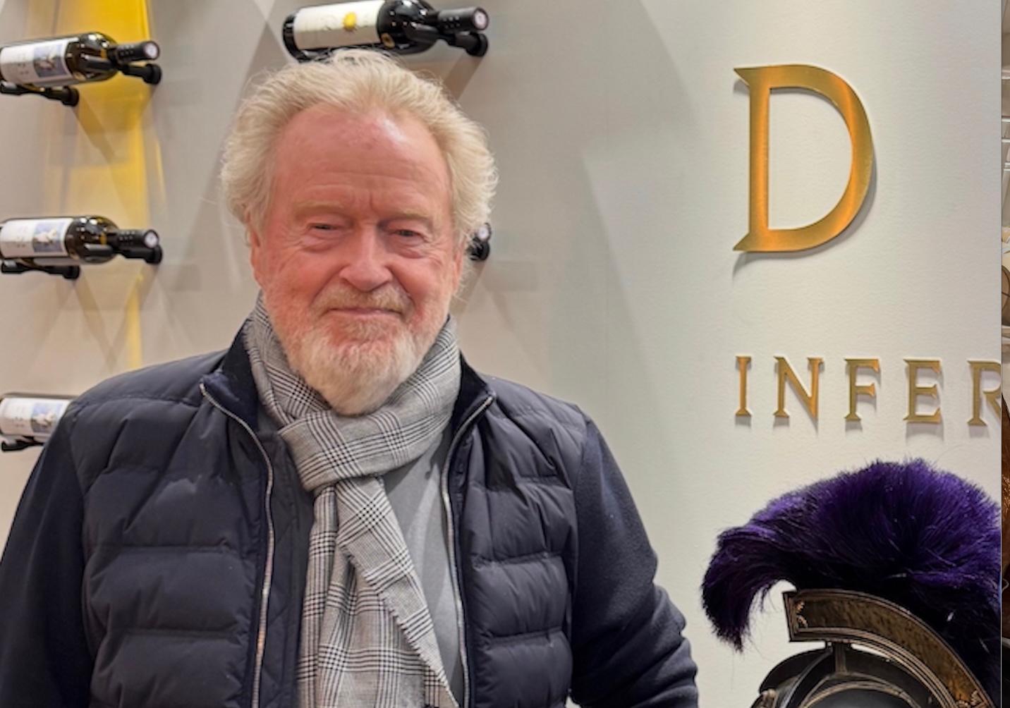 Sir Ridley Scott on the art of making films and producing wines