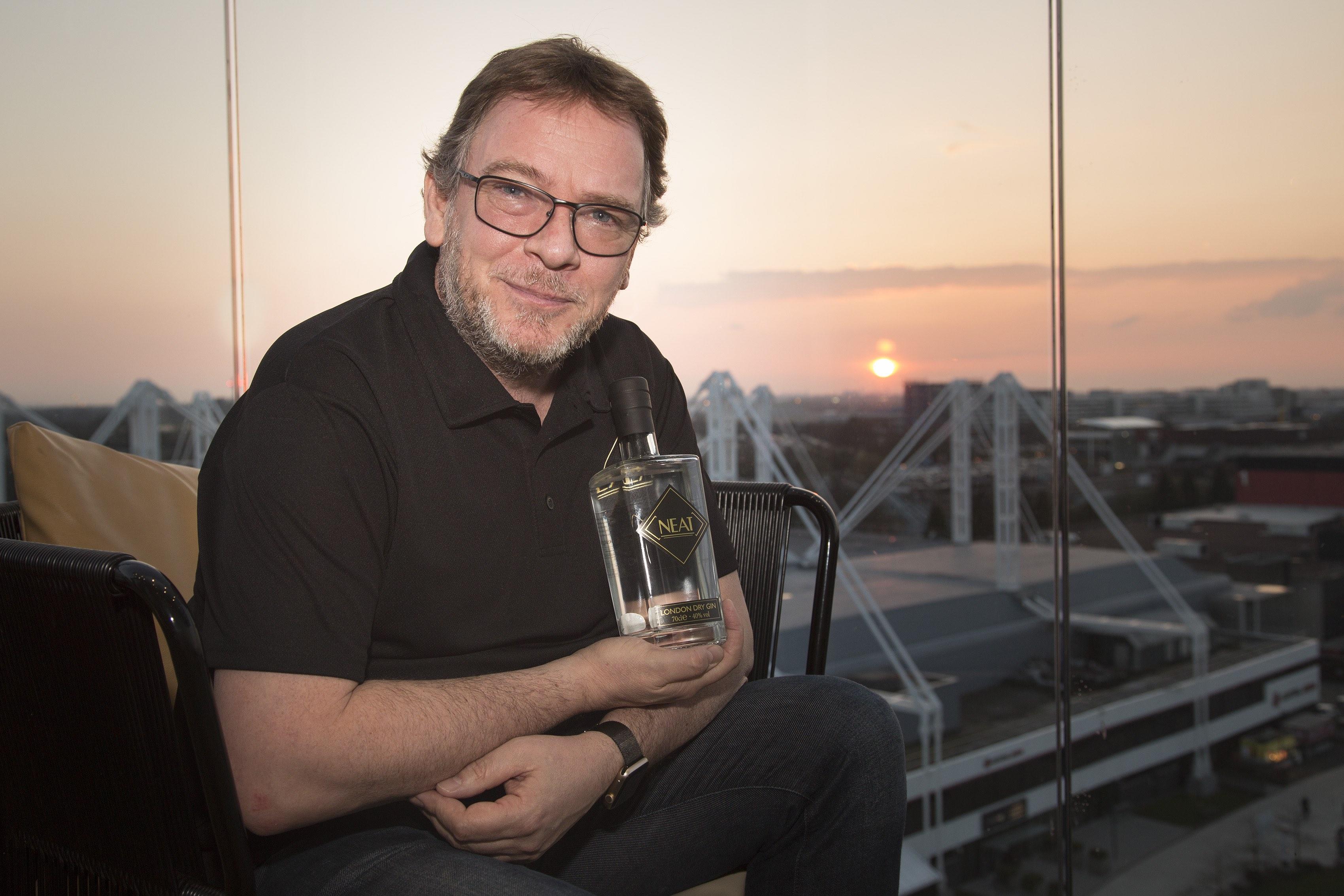 Eastenders’ Adam Woodyatt hopes to make his name in gin