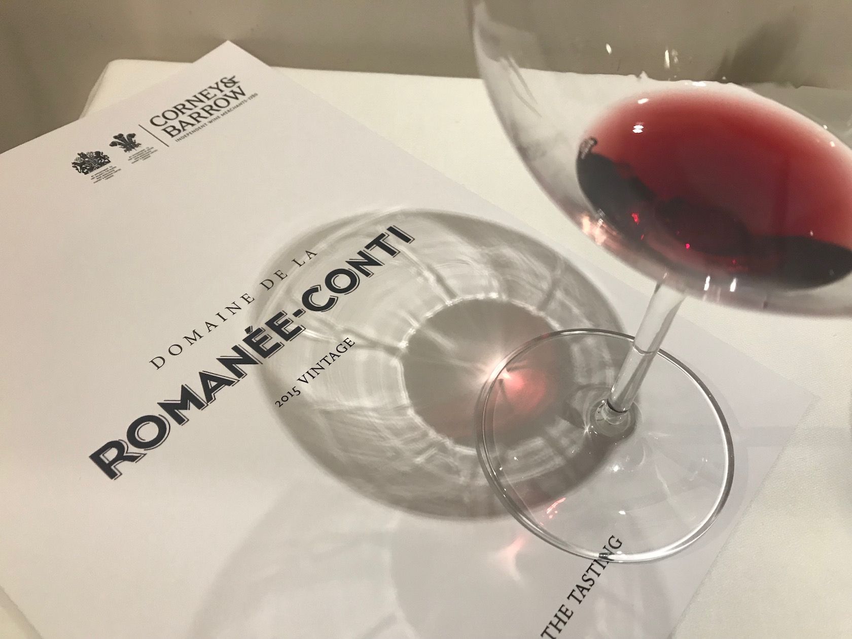 Peter Dean: tasting holy grail of Domaine de la Romanée-Conti