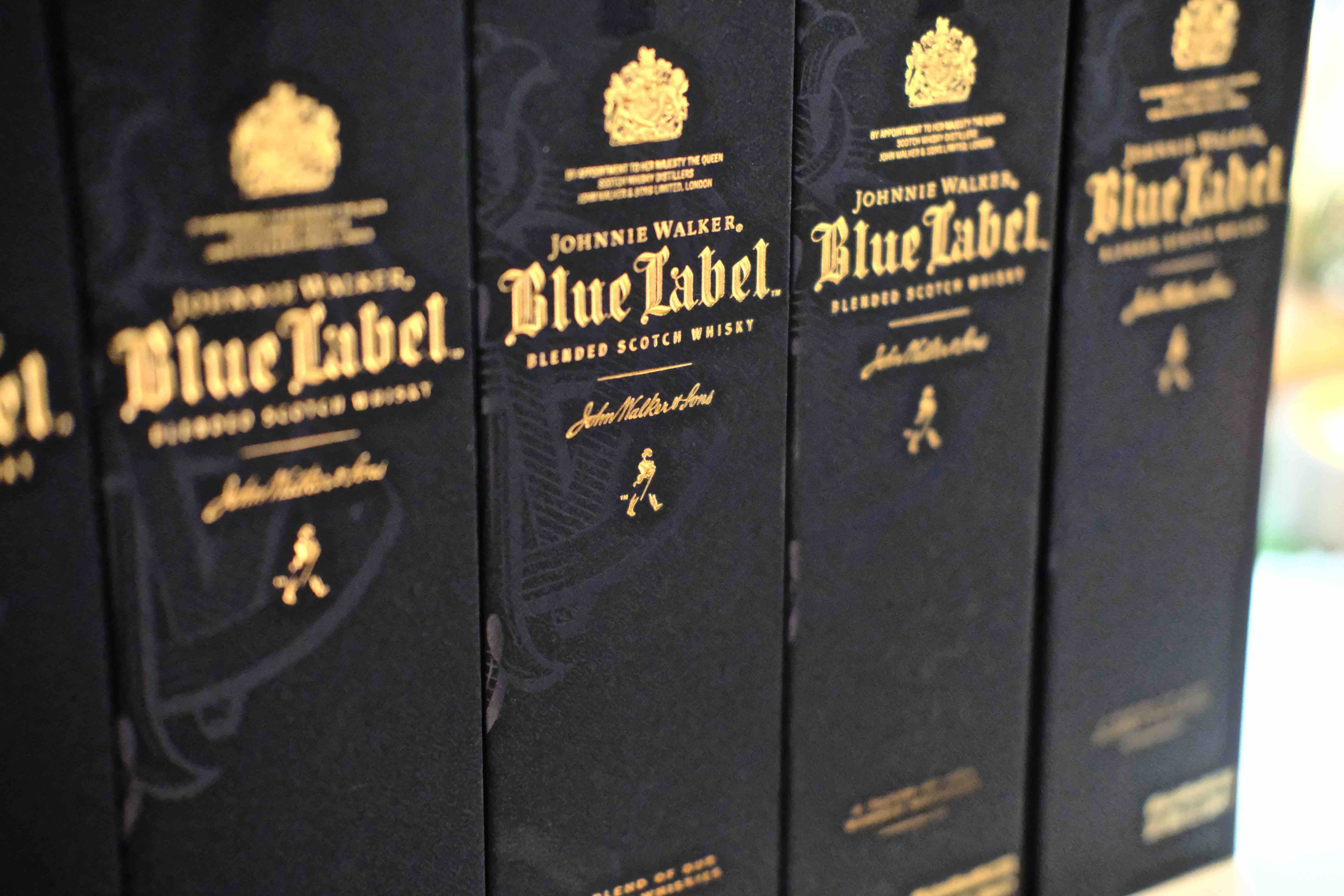 Johnnie Walker Blue Label and the £2,750 gift set