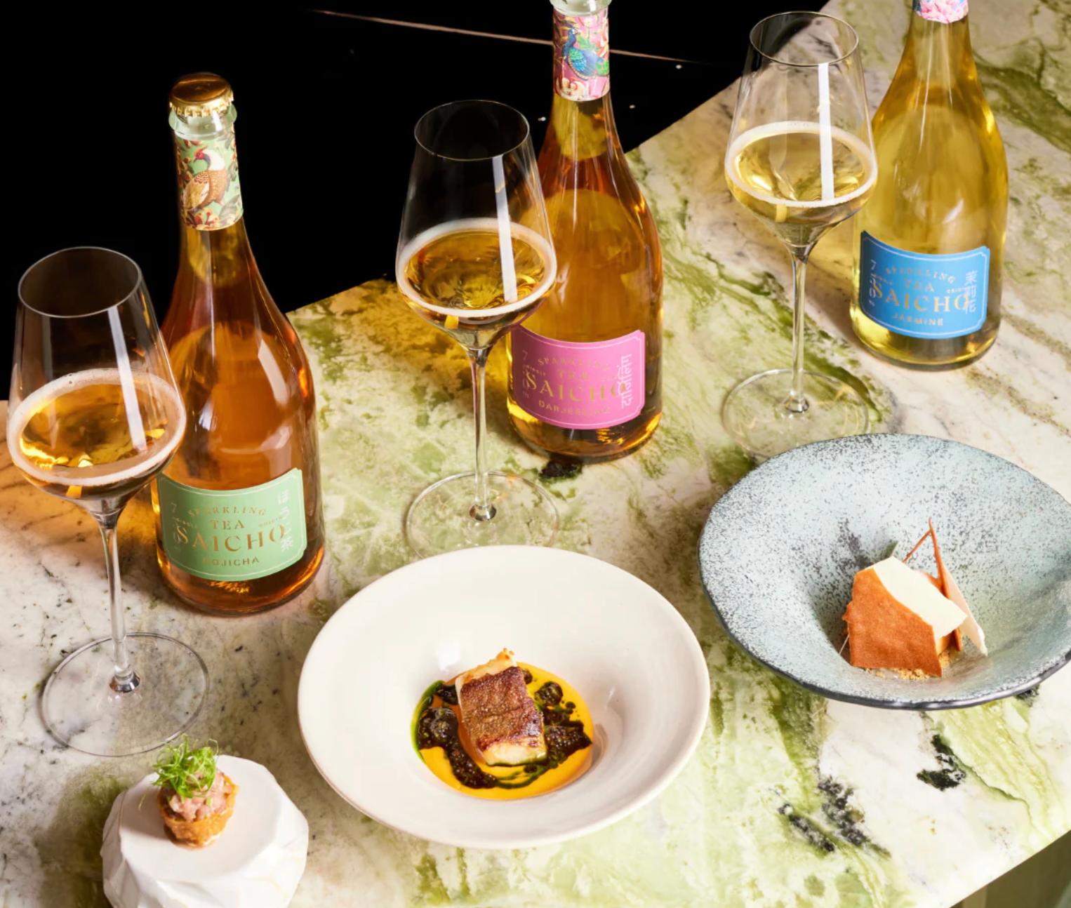 How Saicho sparkling tea hopes to be a fine dining alternative to wine