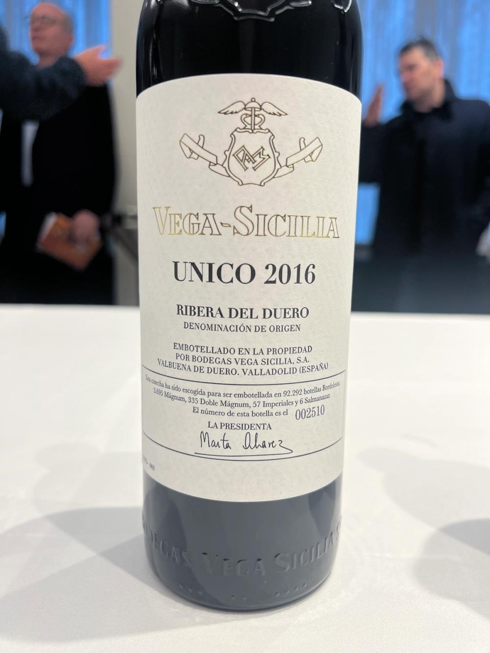 Vega-Sicilia Unico 2016
