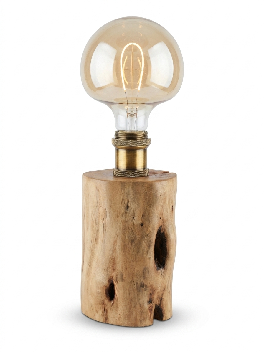 Wooden table lamp — Thumbnail