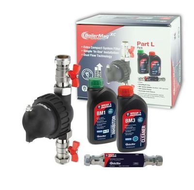 Boilermag XC 22mm Part L Compliance pack (XC Filter, Inhibitor, Cleaner and 15mm ESR)