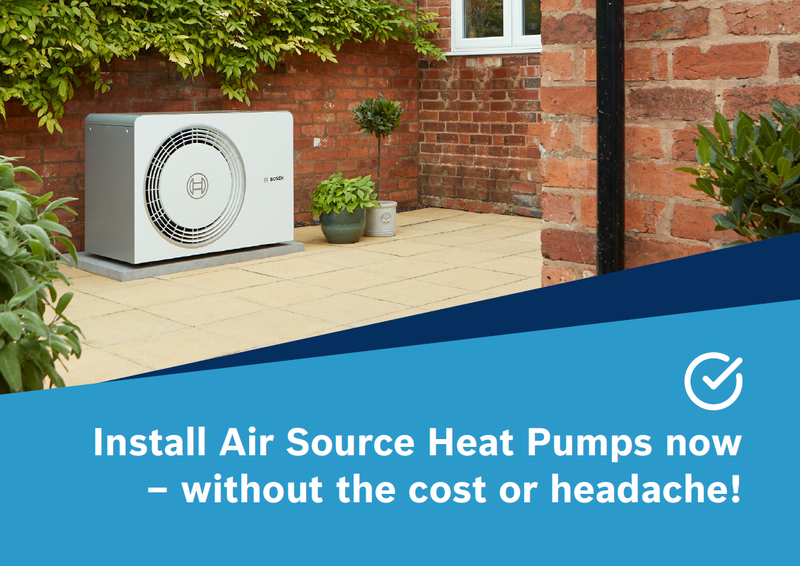 Install Air Source Heat Pumps now – without the cost or headache!