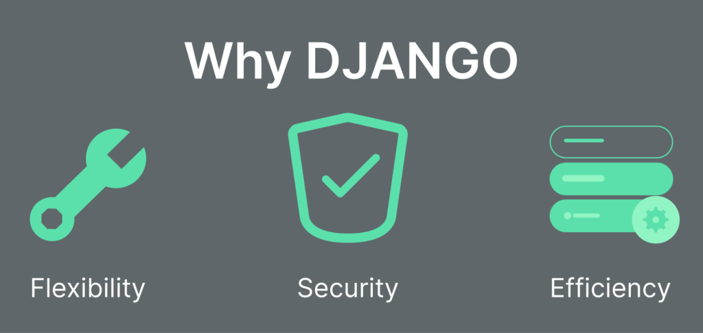 Django backend architecture illustrating secure data processing, ORM usage, and API integration for large-scale text analysis