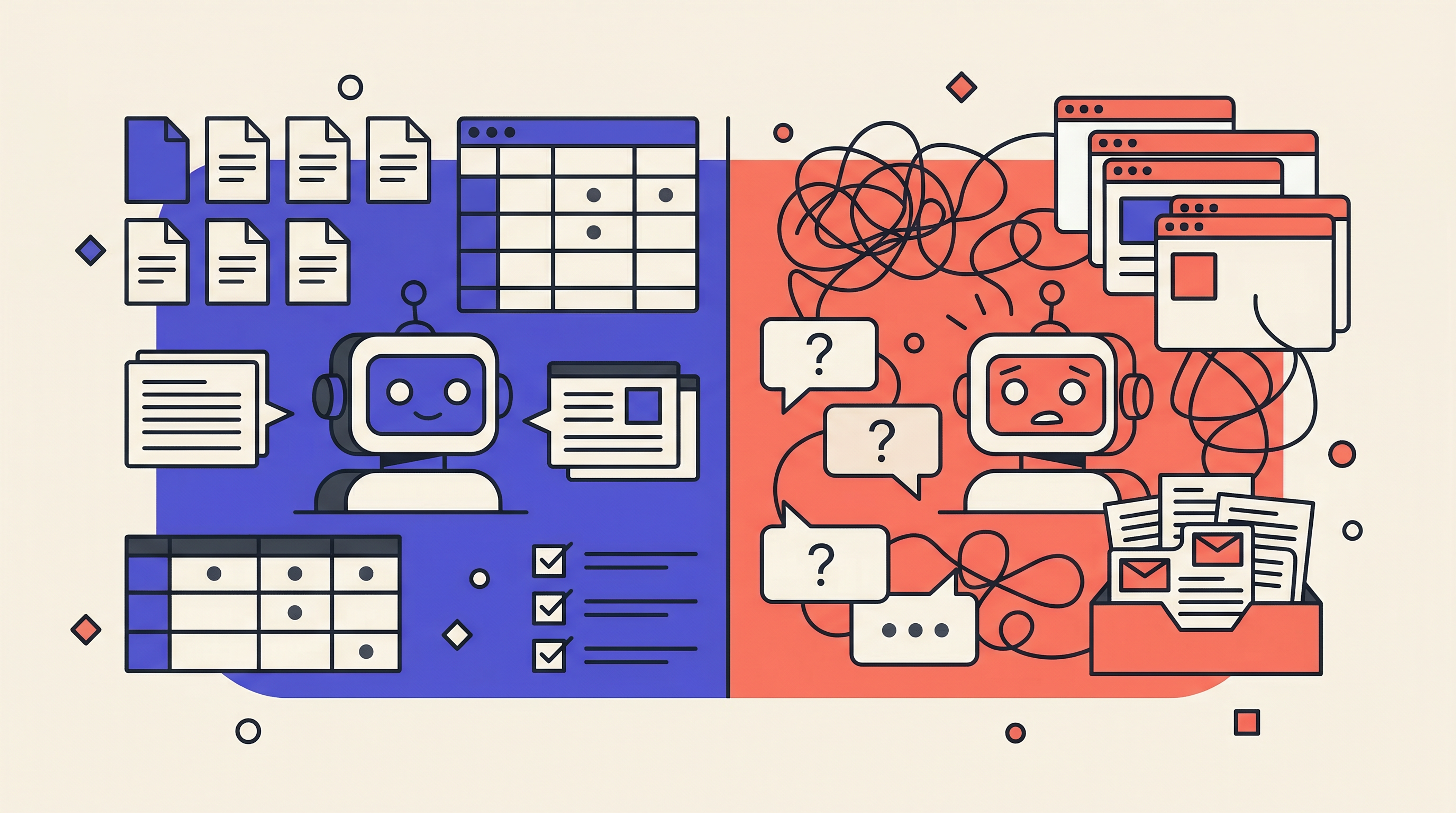 Moravec's Paradox applied to digital work: AI confidently handles structured tasks like organizing documents and spreadsheets, but struggles with messy judgment calls like prioritizing emails and sensing project trouble