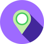 Map pin icon for the coverage area page