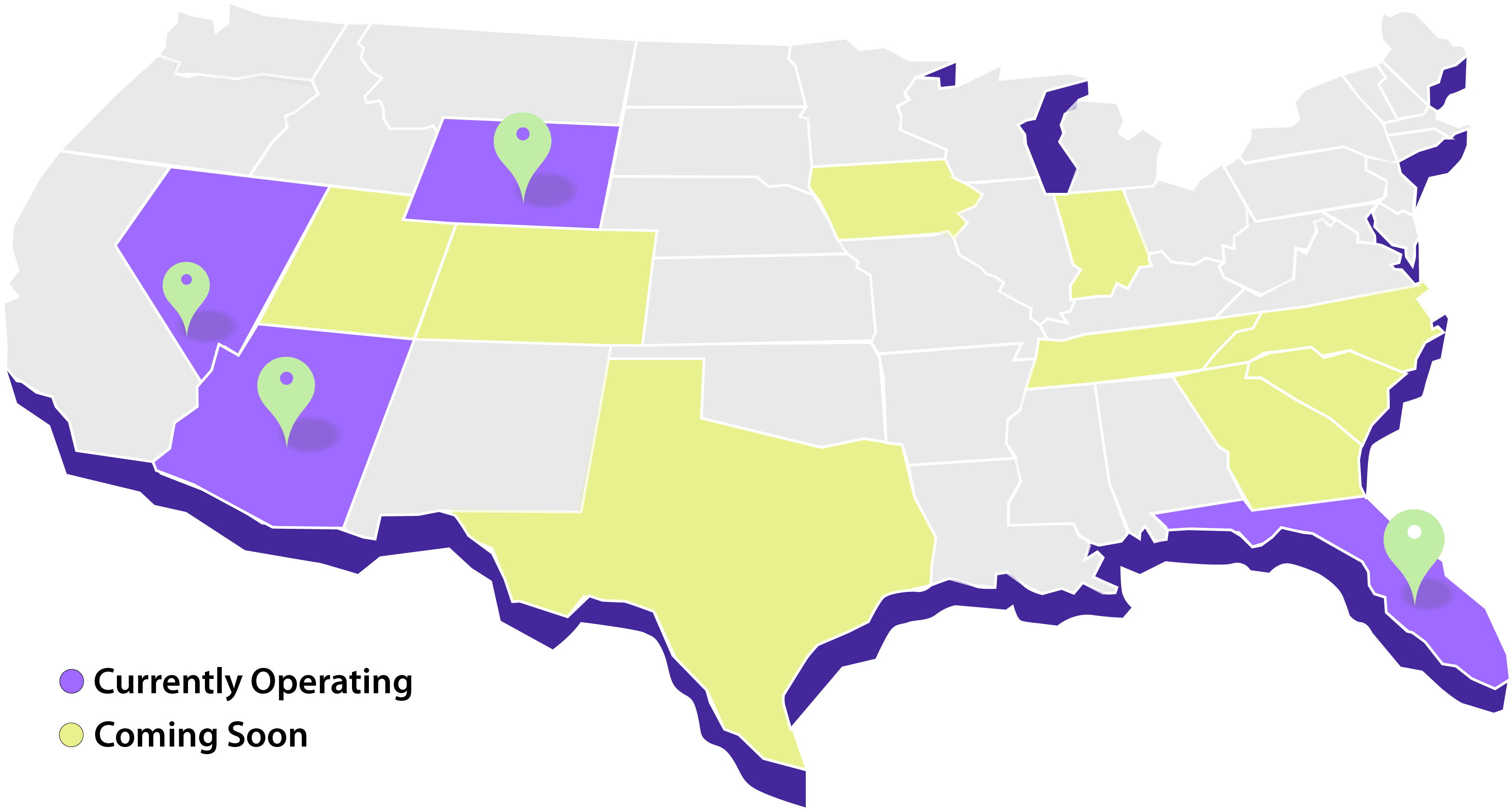 Vector Map of the USA