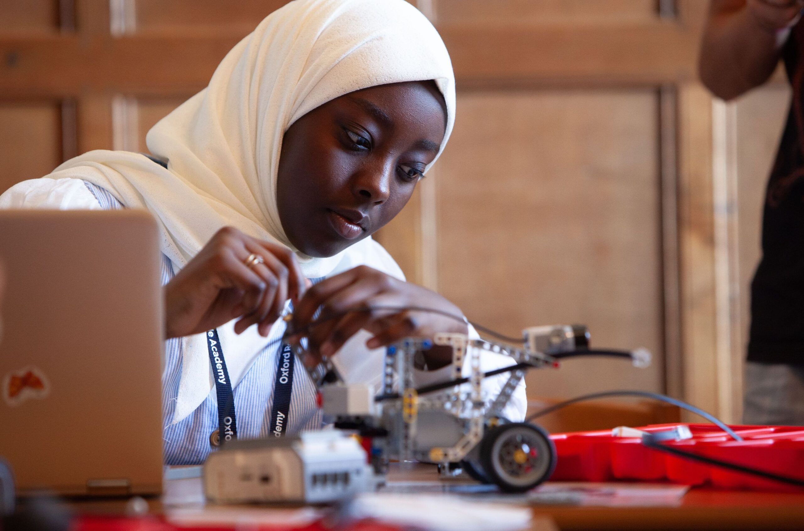 Oxford Royale Engineering Students during a practical lesson