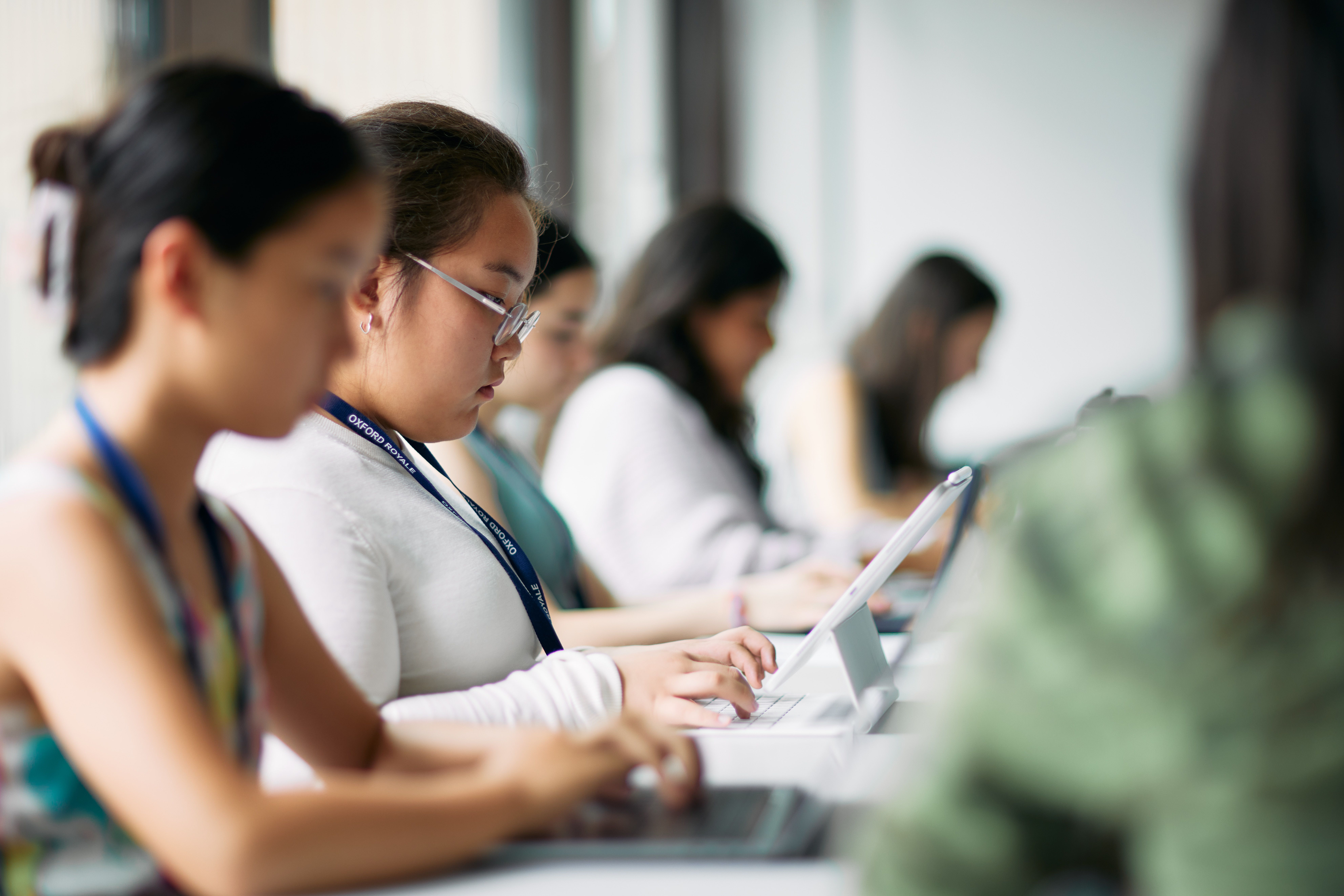 Oxford royale students in class