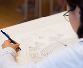 Oxford Royale student presenting