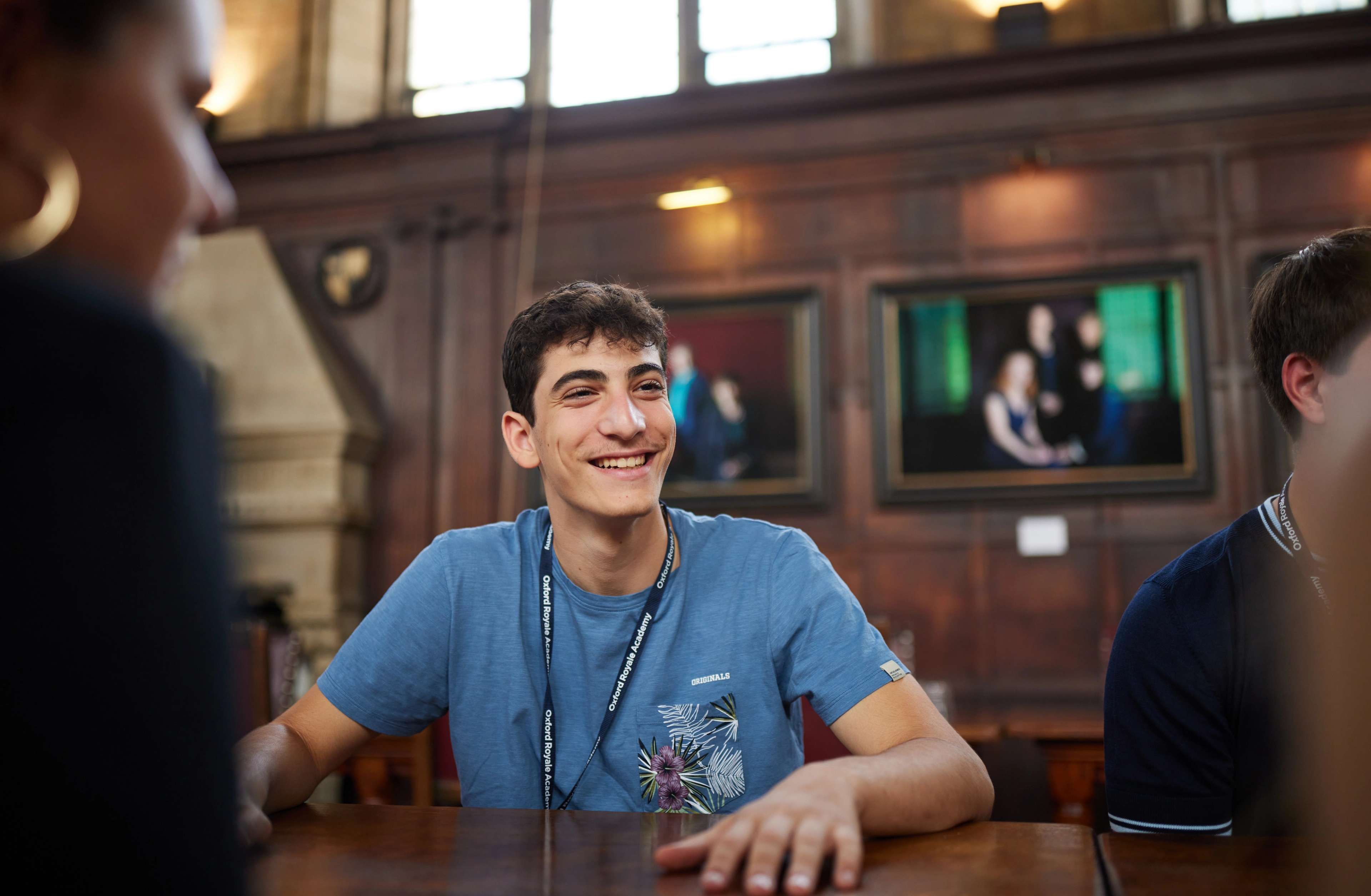 Oxford Royale student presenting