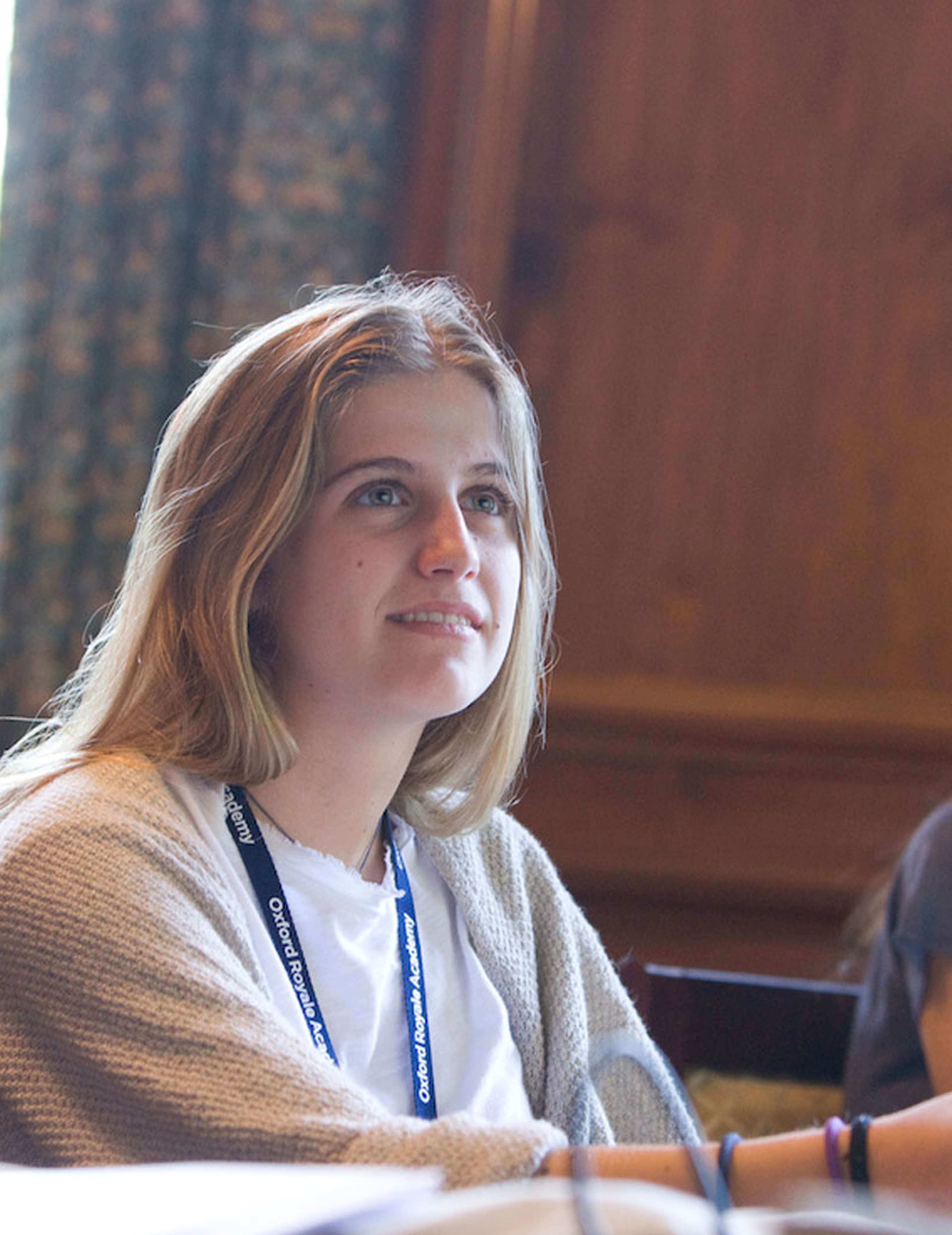 Oxford Royale students in an English lesson