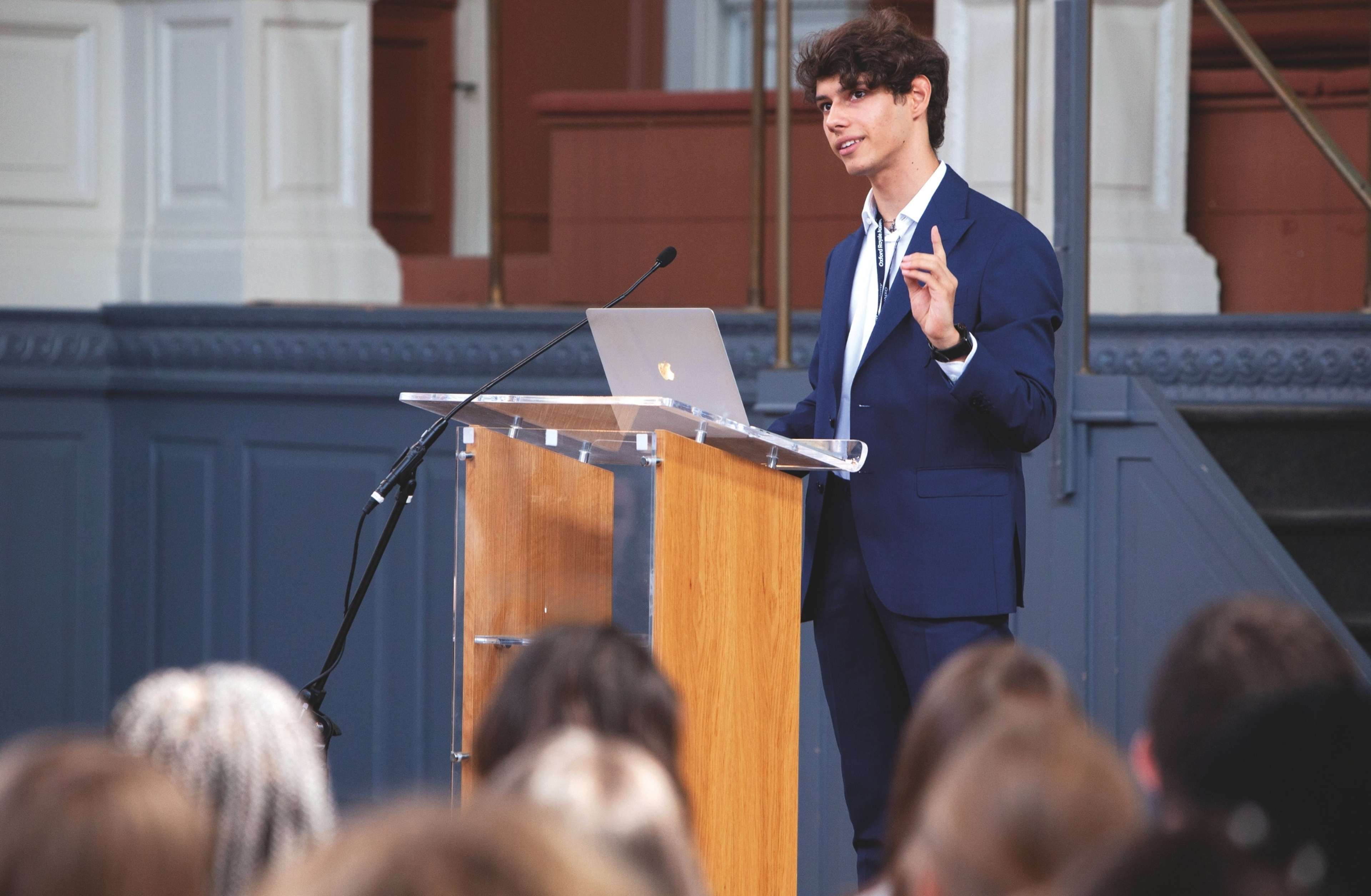 Oxford Royale students in a debate