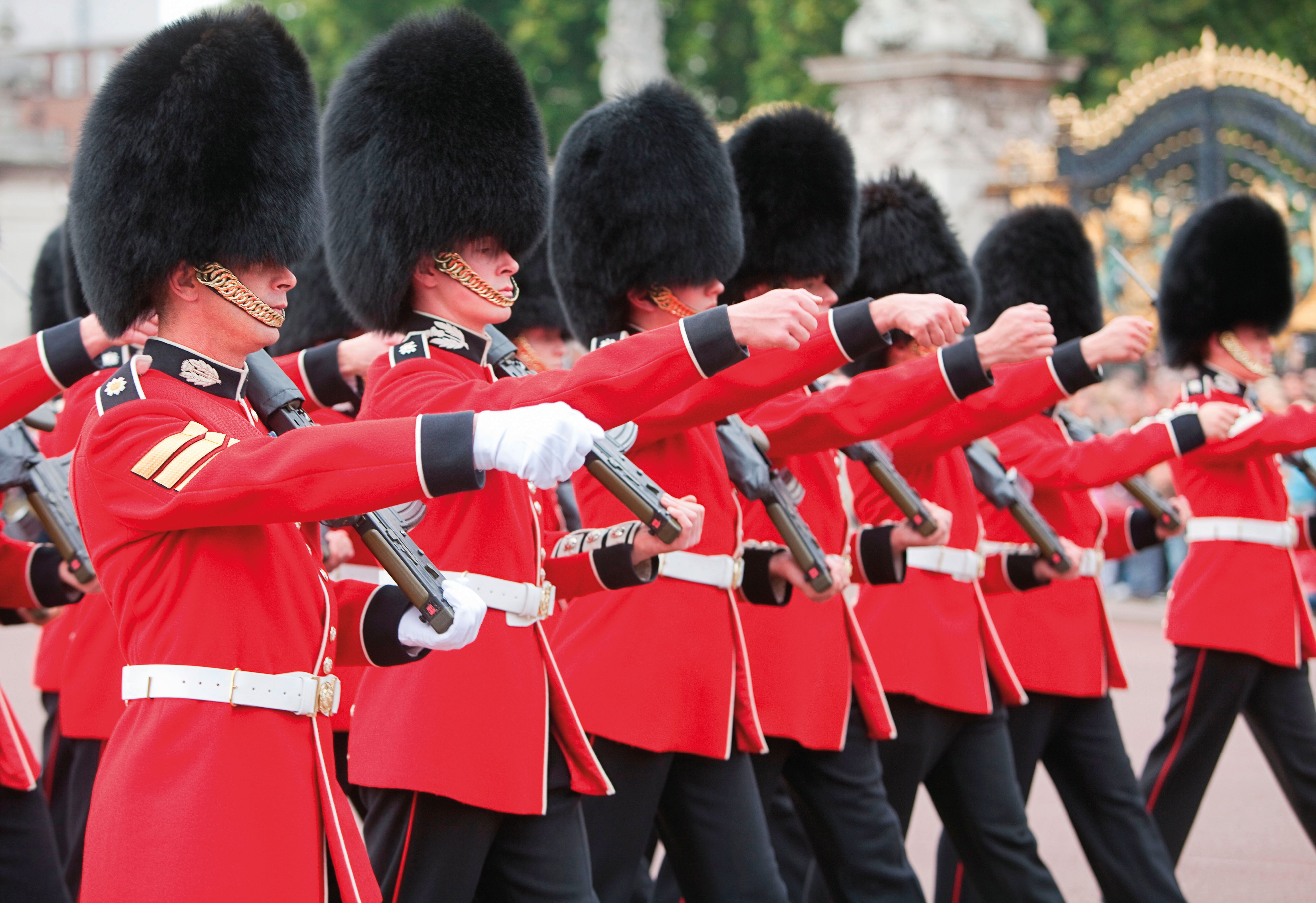 Royal Guard on parade
