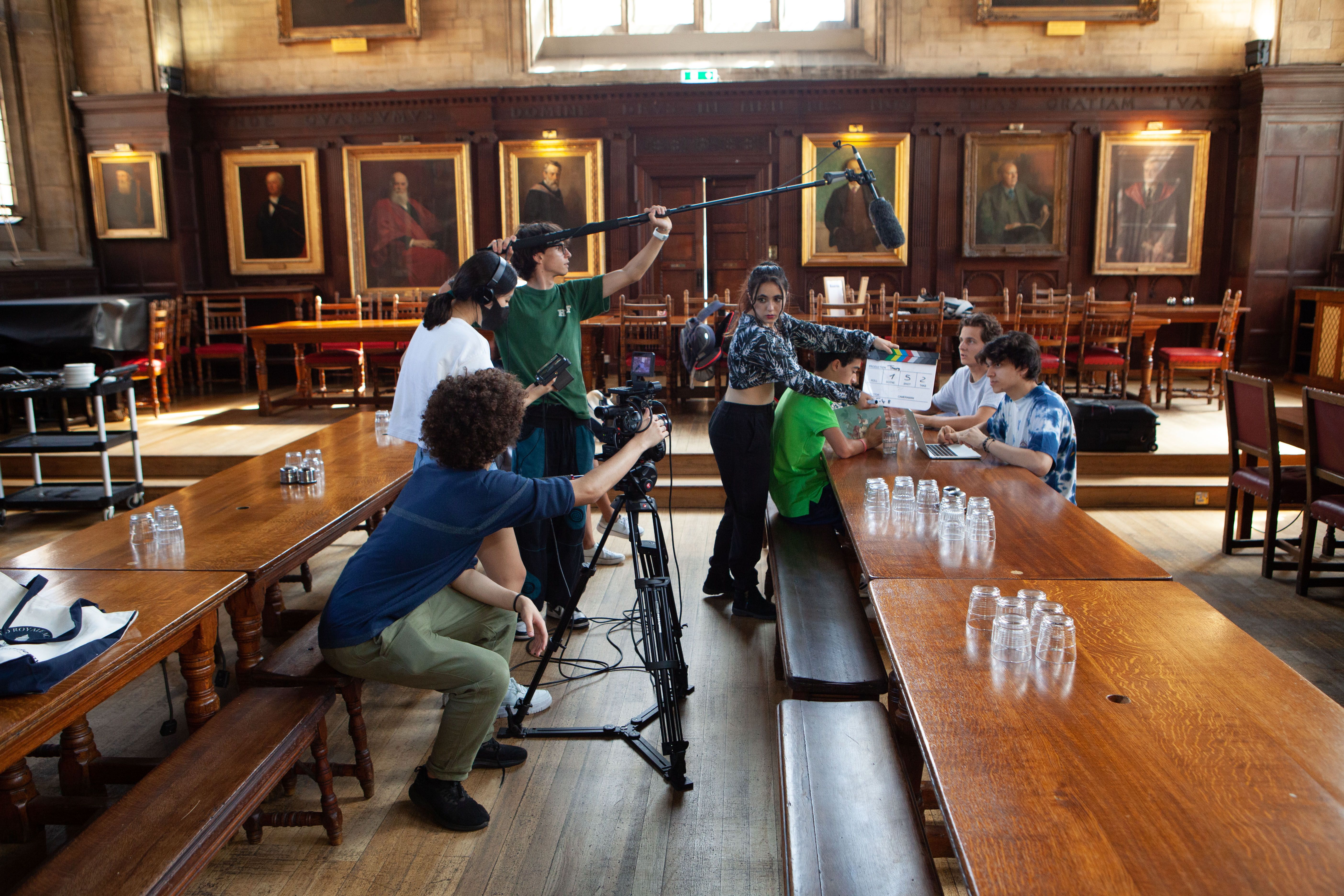 Oxford Royale students hone their filmography skills