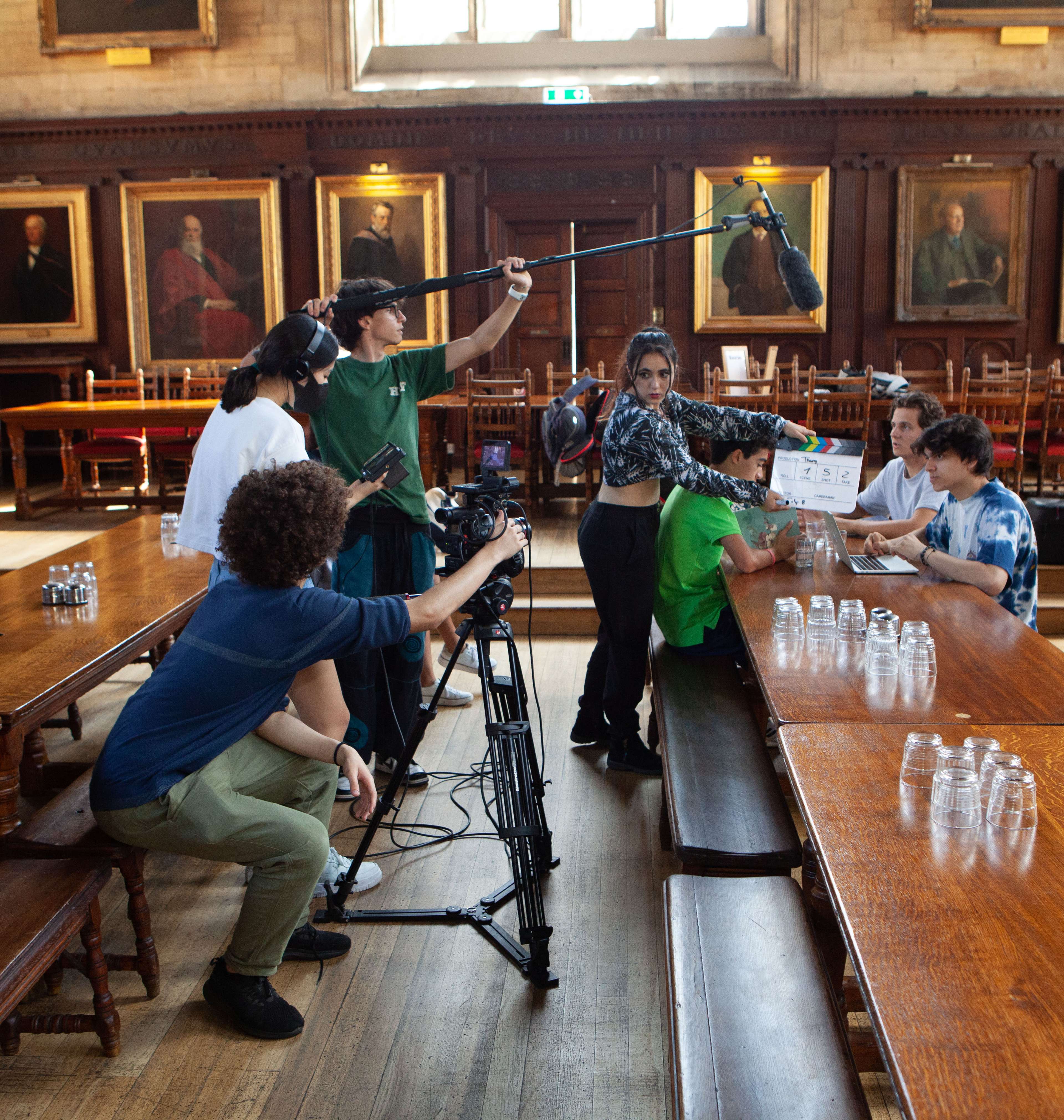 Oxford Royale students hone their filmography skills