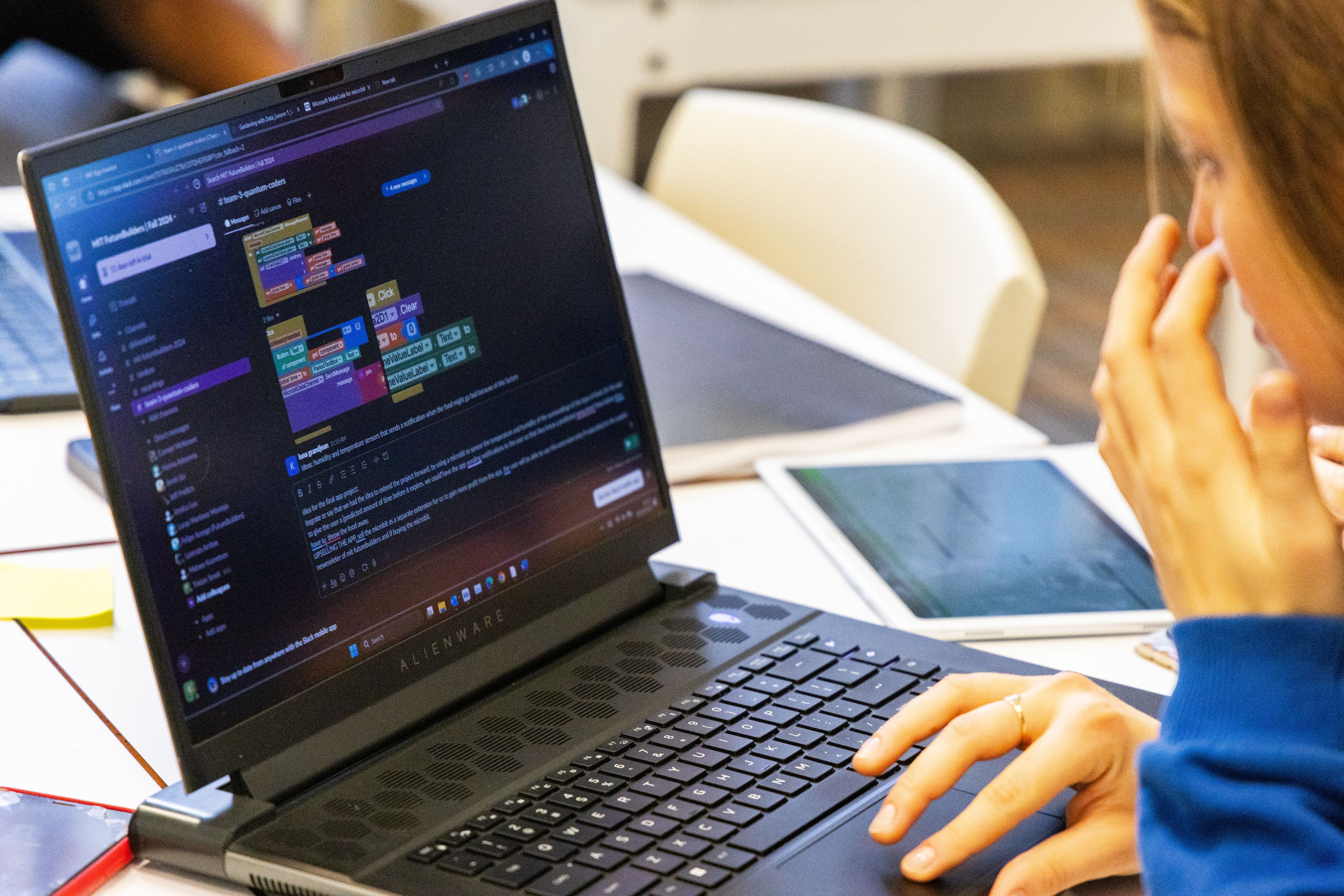 Oxford Royale students in a business class