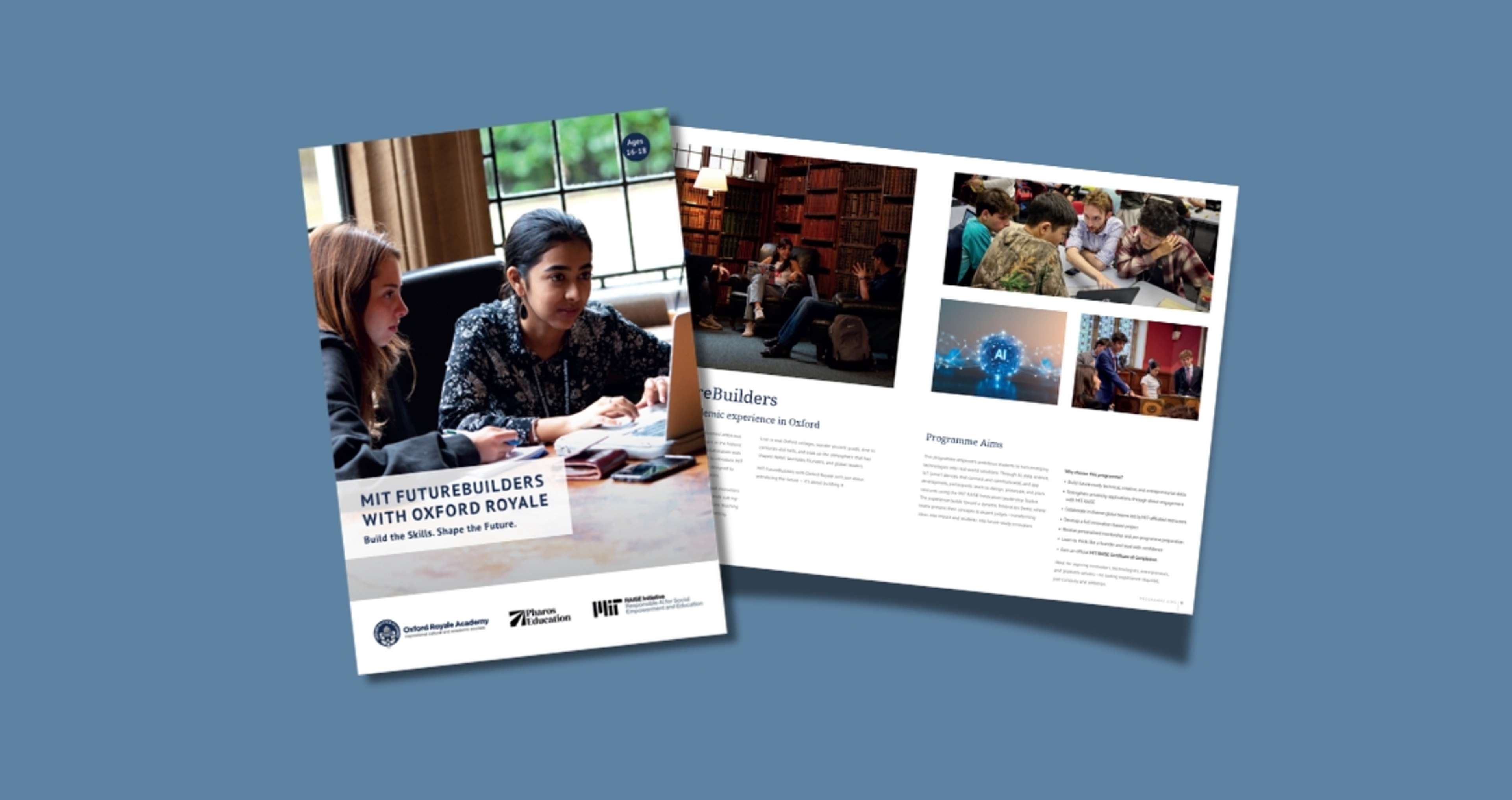 Oxford Royale students in a historic dining hall