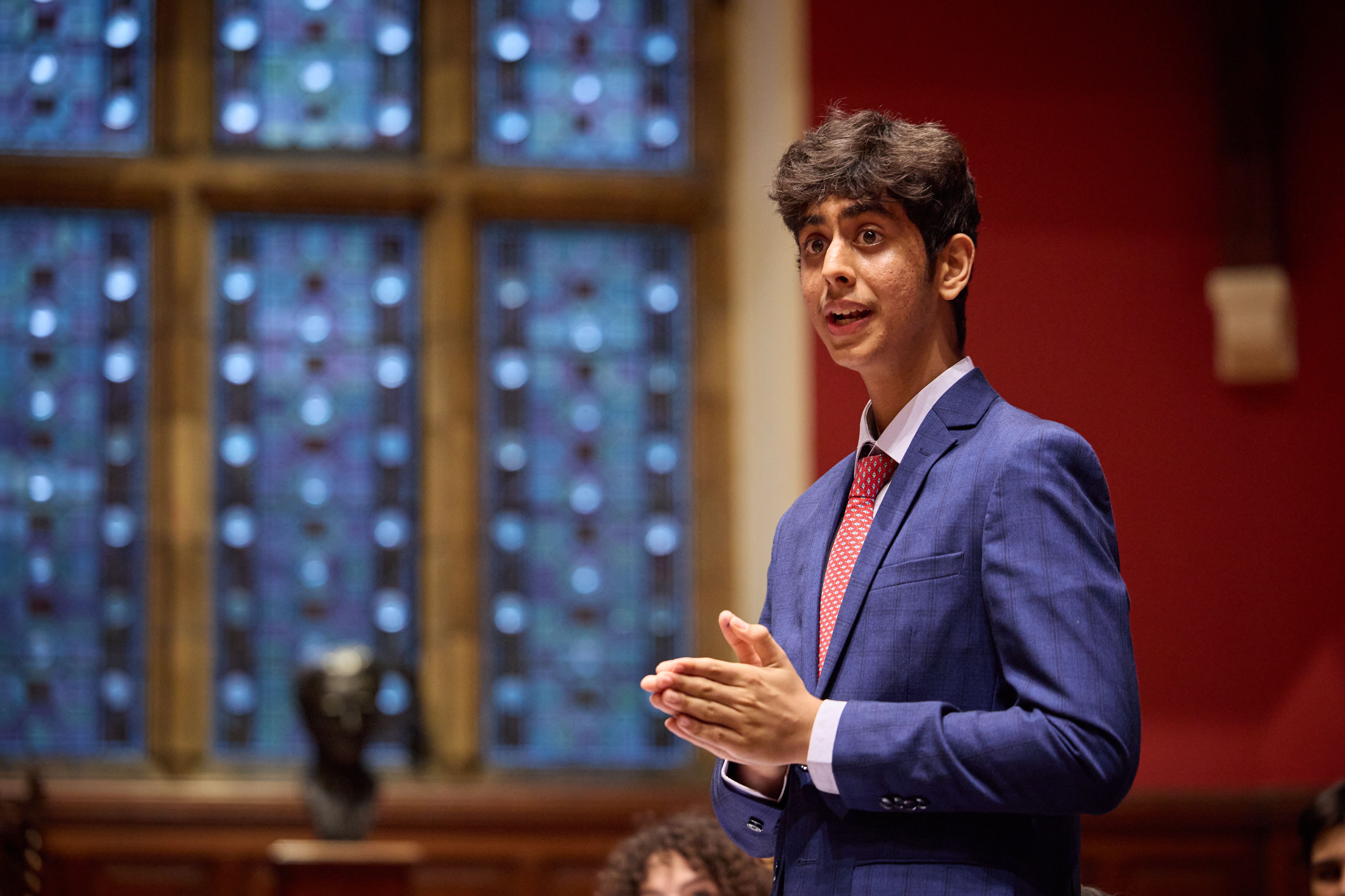 Oxford Royale students in a mock trial in Cambridge