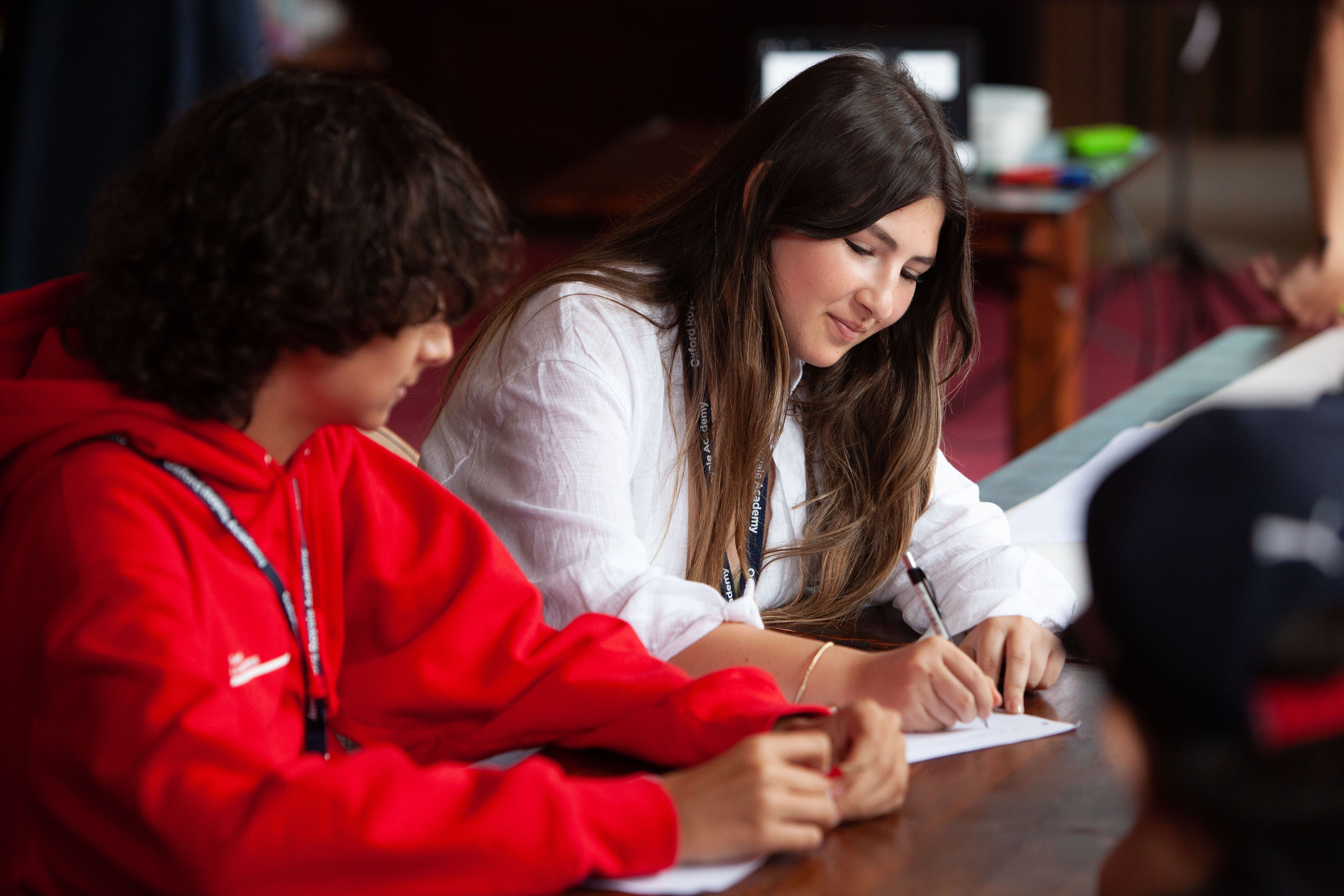 Oxford Royale student in Sustainability lecture
