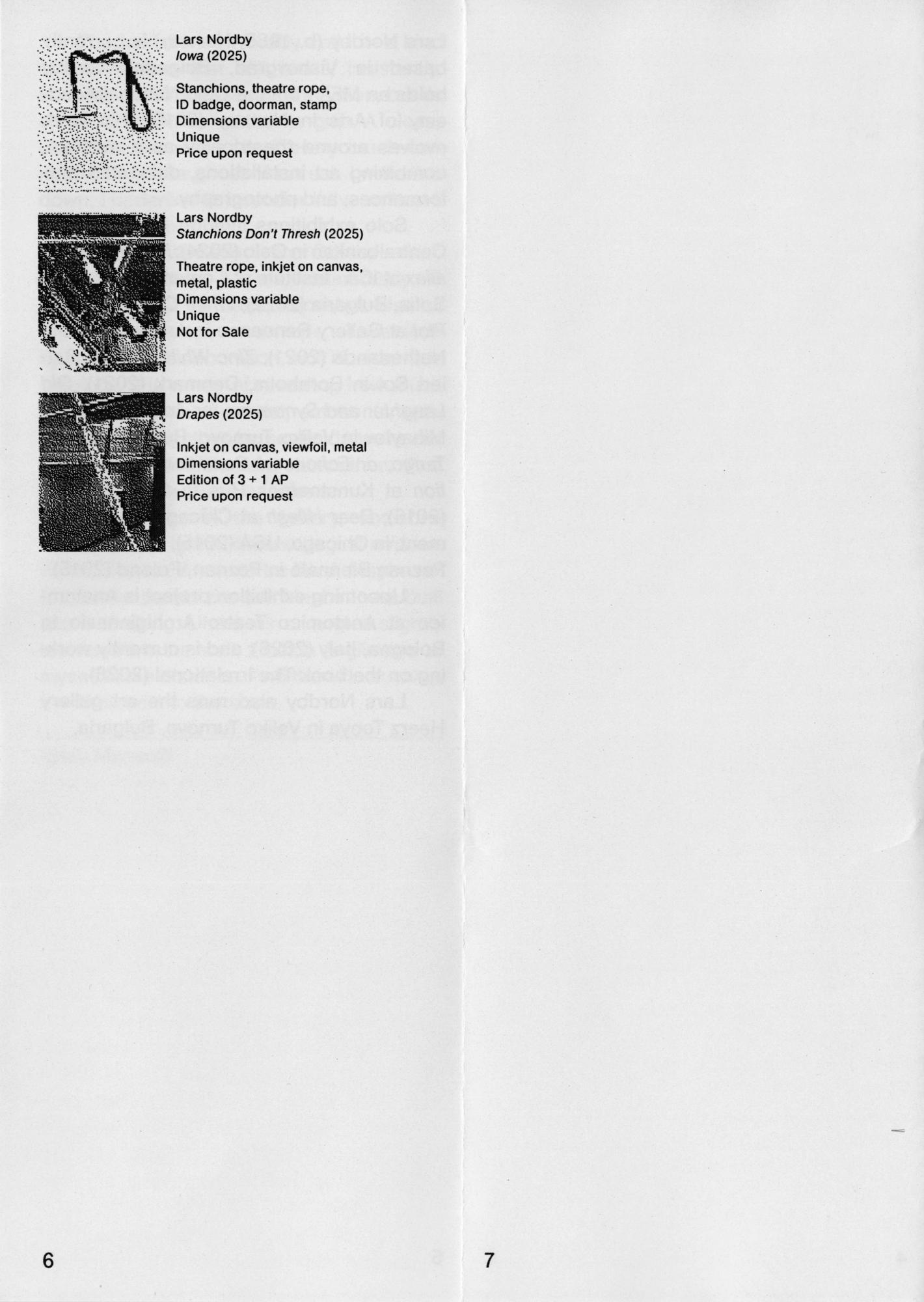 Catalog scan for Stanchions Don’t Thresh