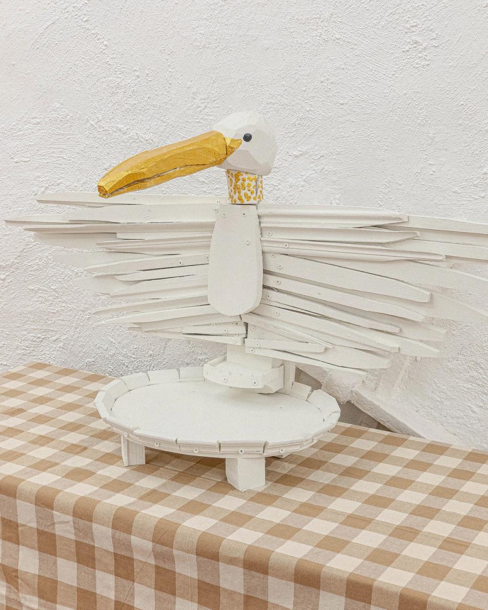 Artwork: Paradise Stork (Wood Stork)