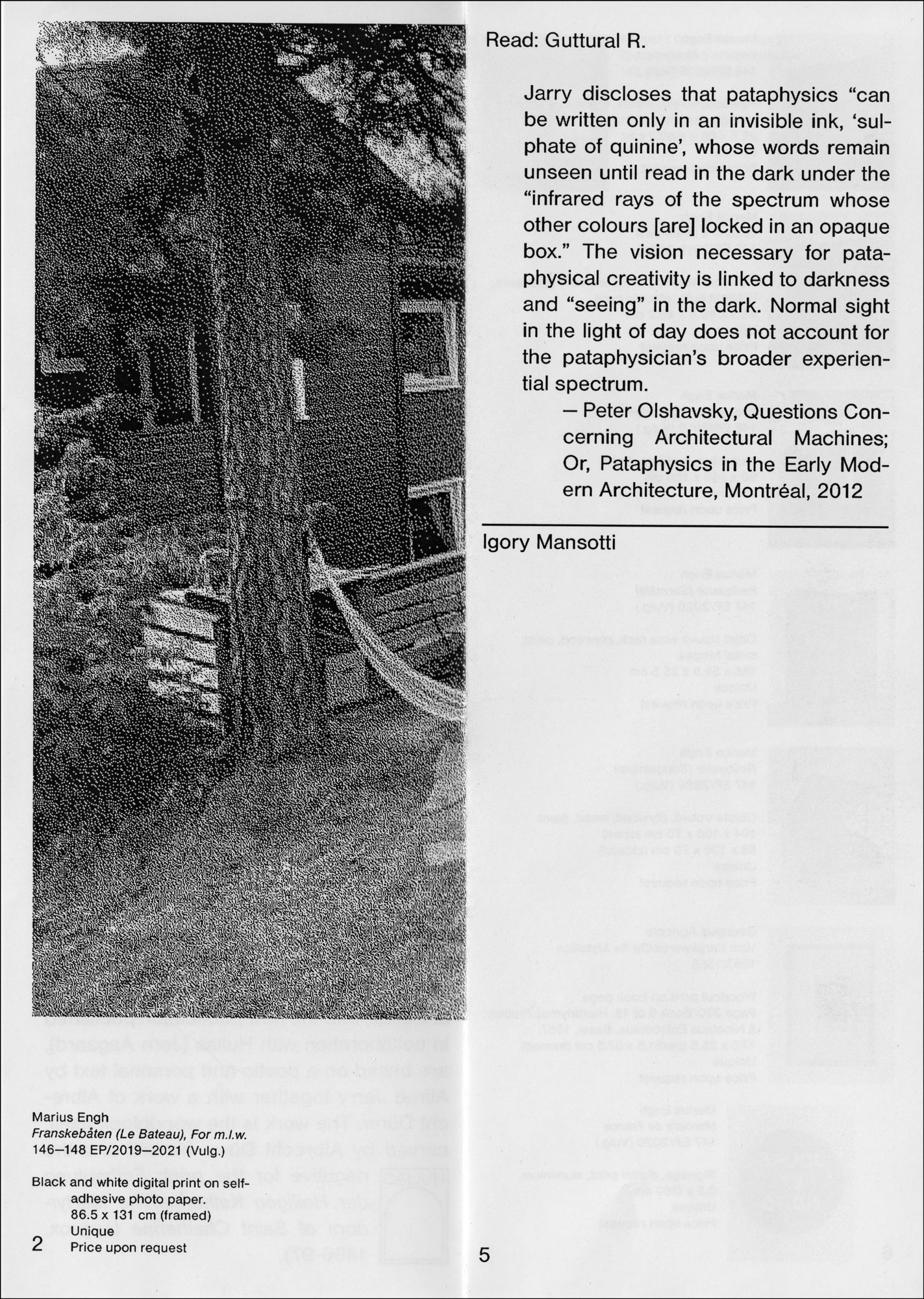 Catalog scan for Phynance Argothique, eller: Slangens velsignelse