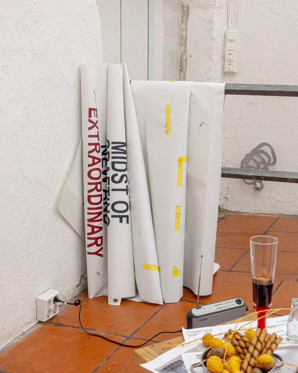 Artwork: White Pvc – In the midst of crafting something new and extraordinary