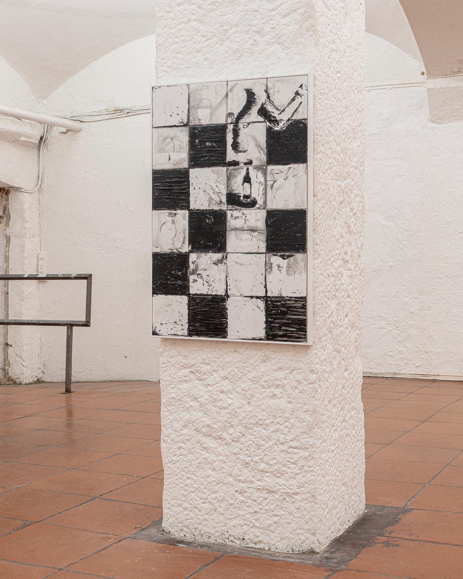 24 tiles to compliment the 24 first pages of Johan Borgen's book "De Mørke Kilder" (1956)