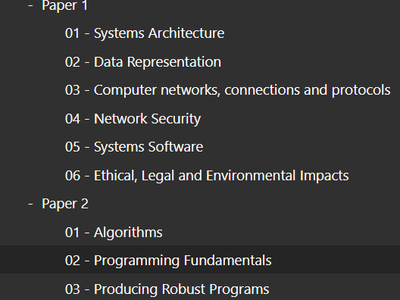 OCR GCSE Computer Science Flashcards