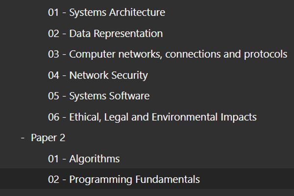 OCR GCSE Computer Science Flashcards