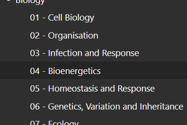 AQA GCSE Biology (Triple, Higher) Anki Flashcards